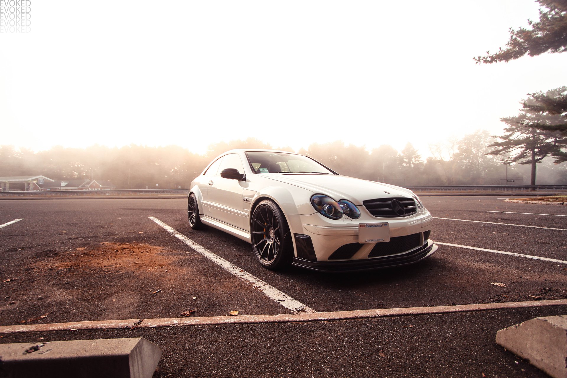 mercedes benz c63 parkplatz