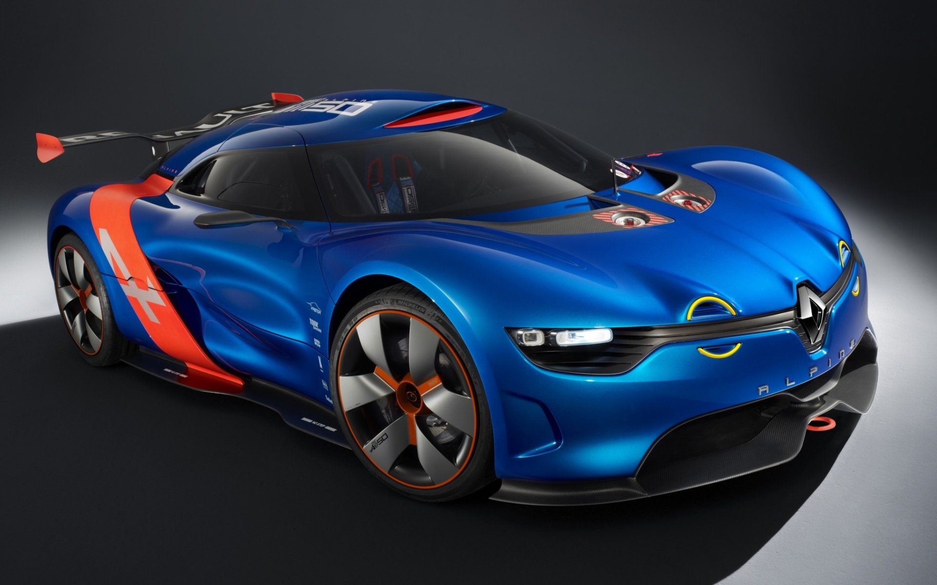 renault alpine a110-50 концепция рено алпайн концепт передок диски полумрак