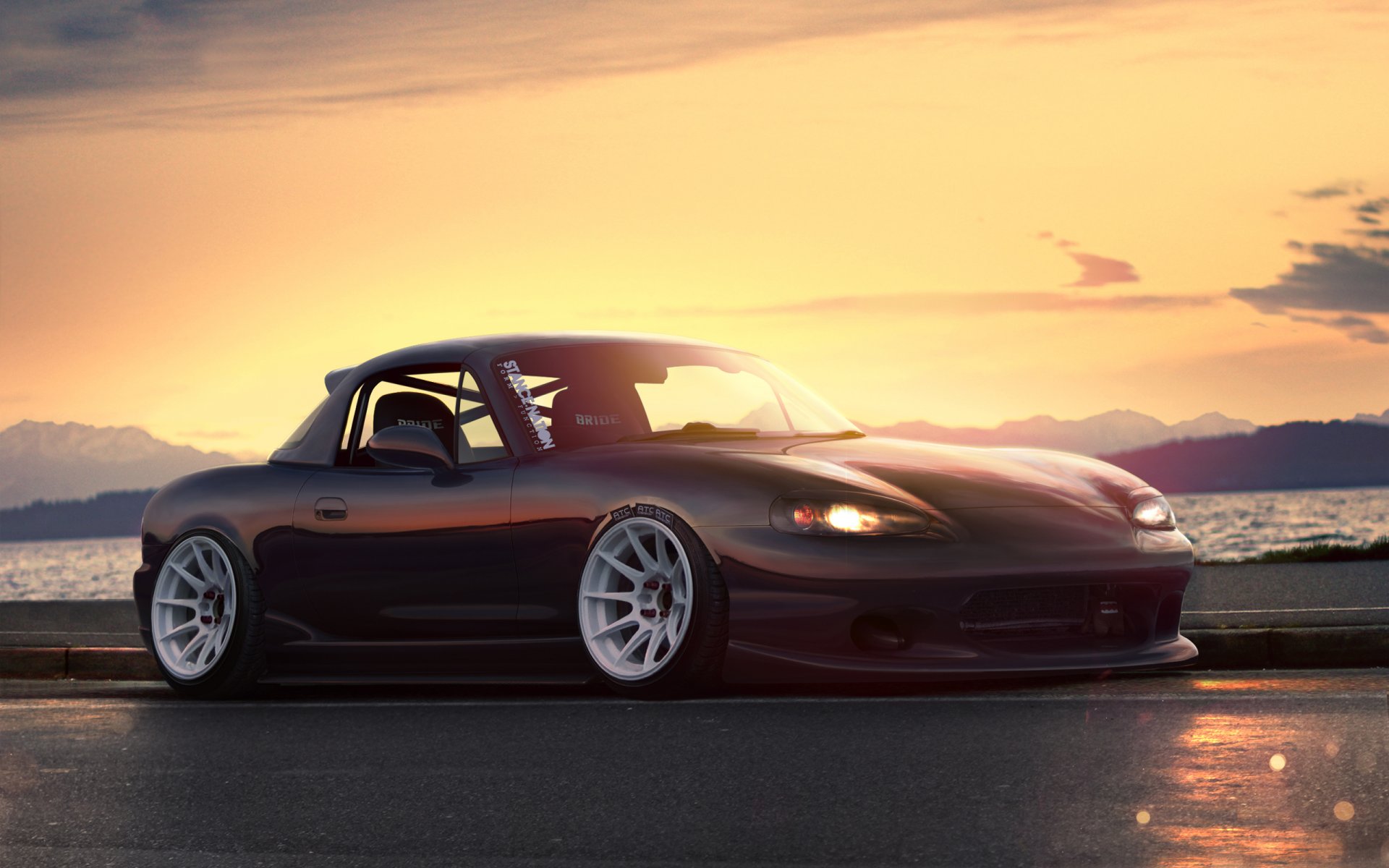 mazda mx5 tuning mazda sunset vehicles stance