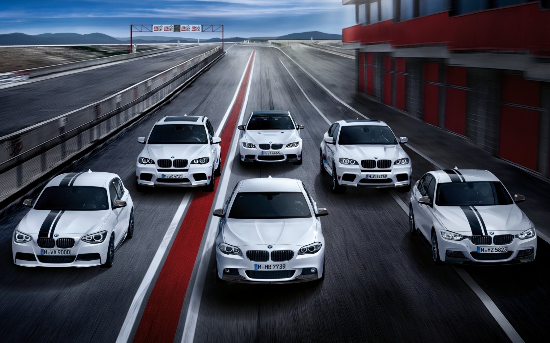 bmw mixed 1 series 5 series 3 series x5 m3 x6 raceway