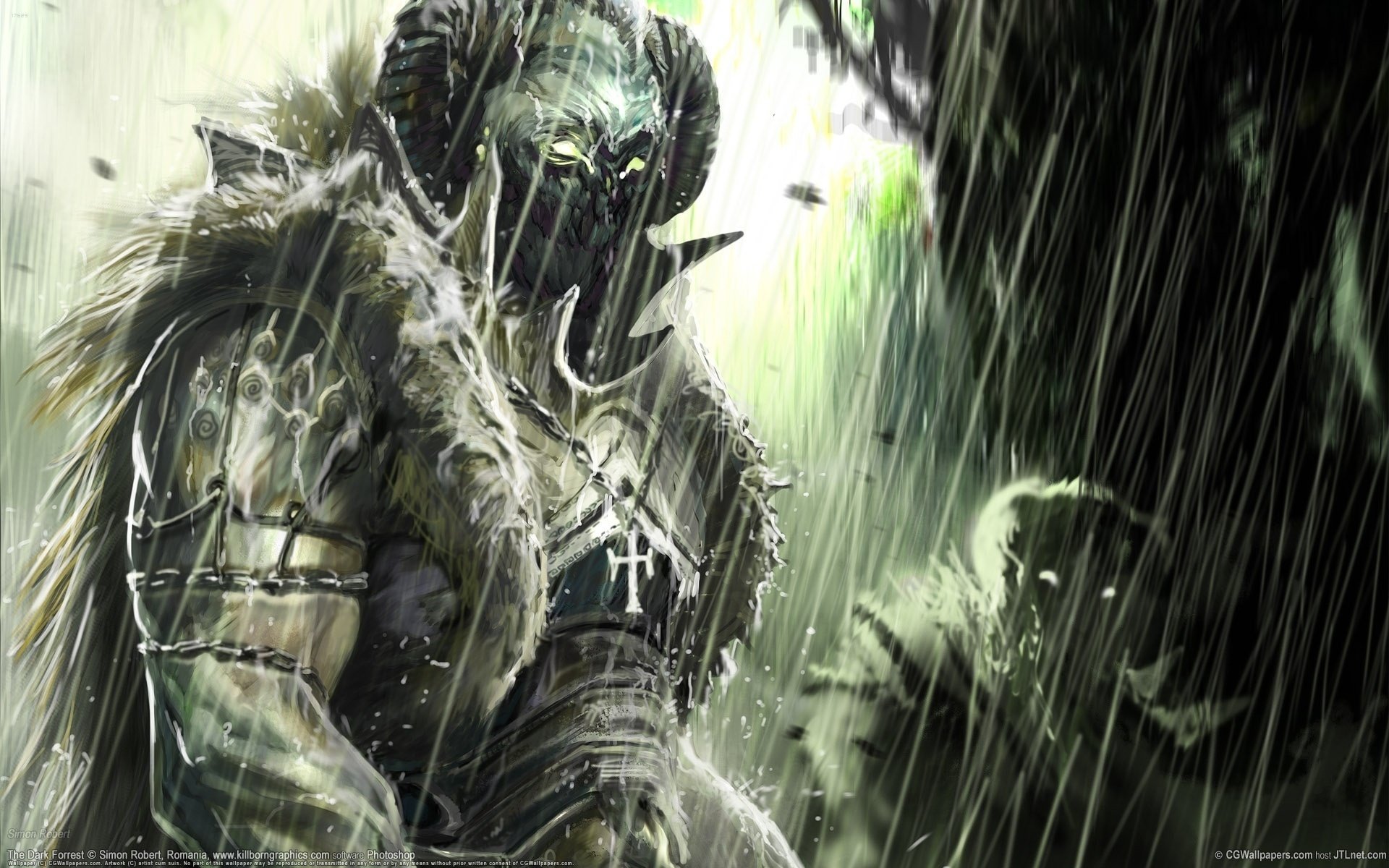 freaks simon robert armor rain art orc