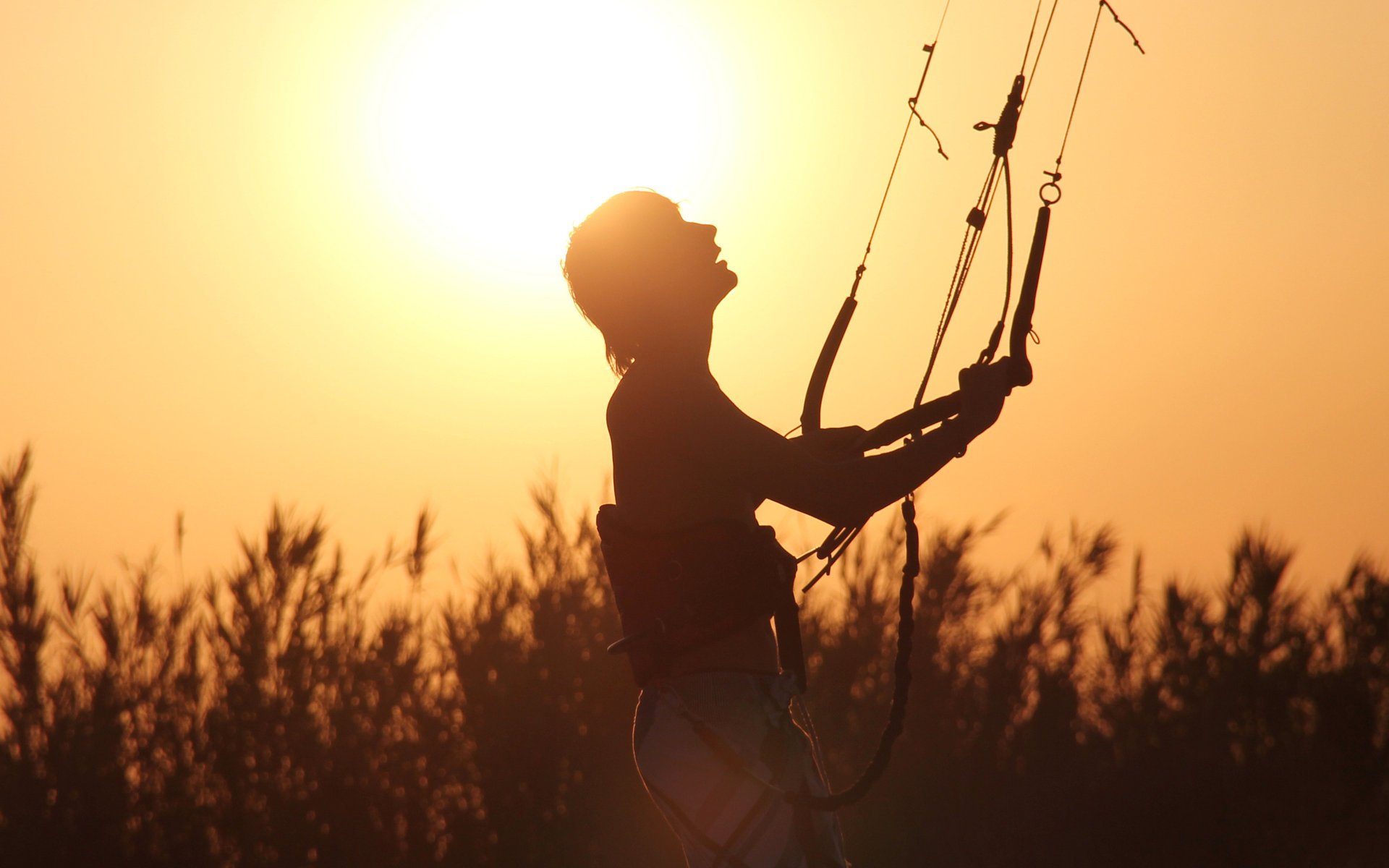 male guy shadow the sun parachute silhouette