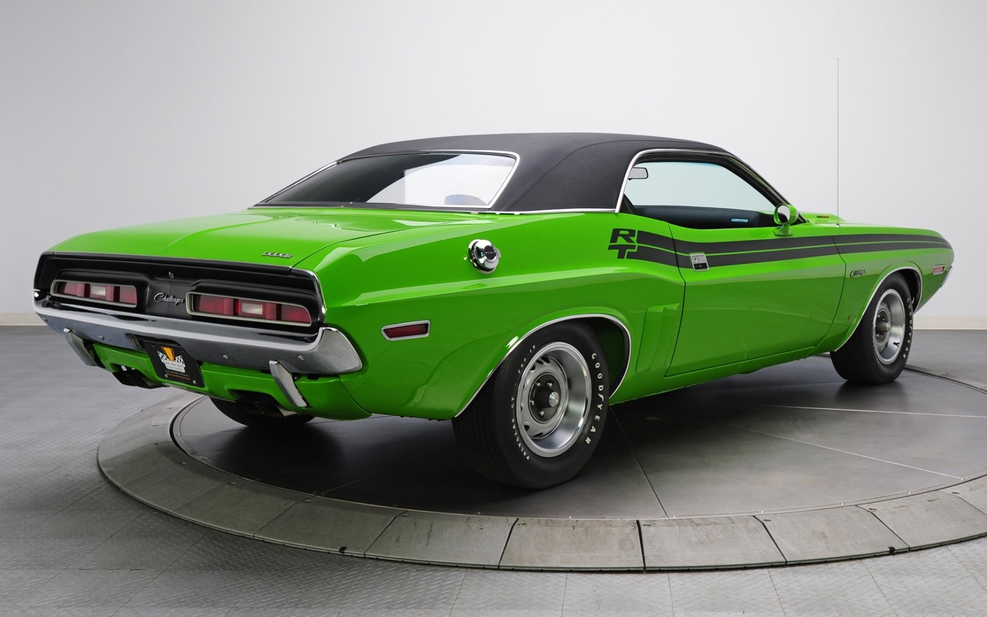 ausweichen challenger r / t magnum 1971 dodge challenger klassiker rückansicht muscle car muscle car hintergrund