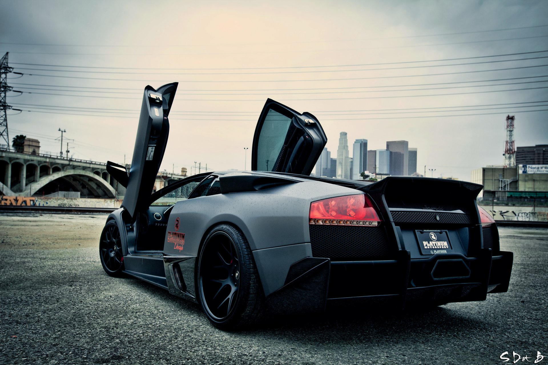 lamborghini murcielago л. капли дождь