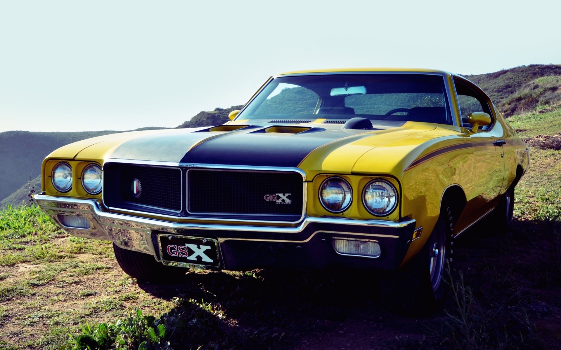 buick gsx buick muscle car muscle car front sky