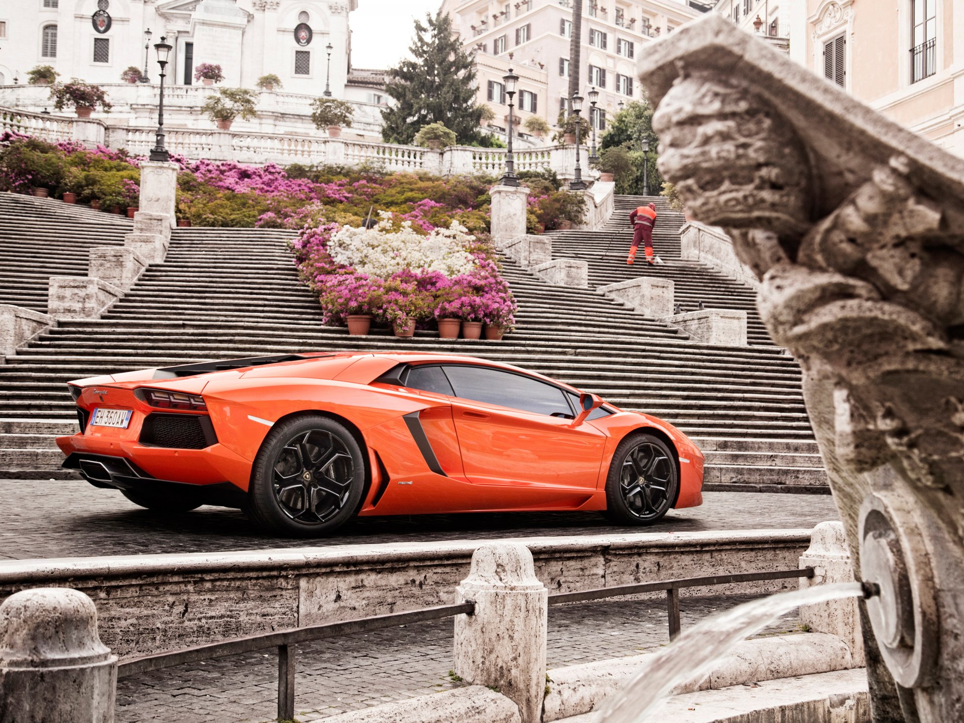 lamborghini aventador lp 700-4 машины ламборджини