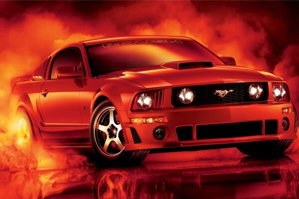 Fire and smoke in the Mustang movement