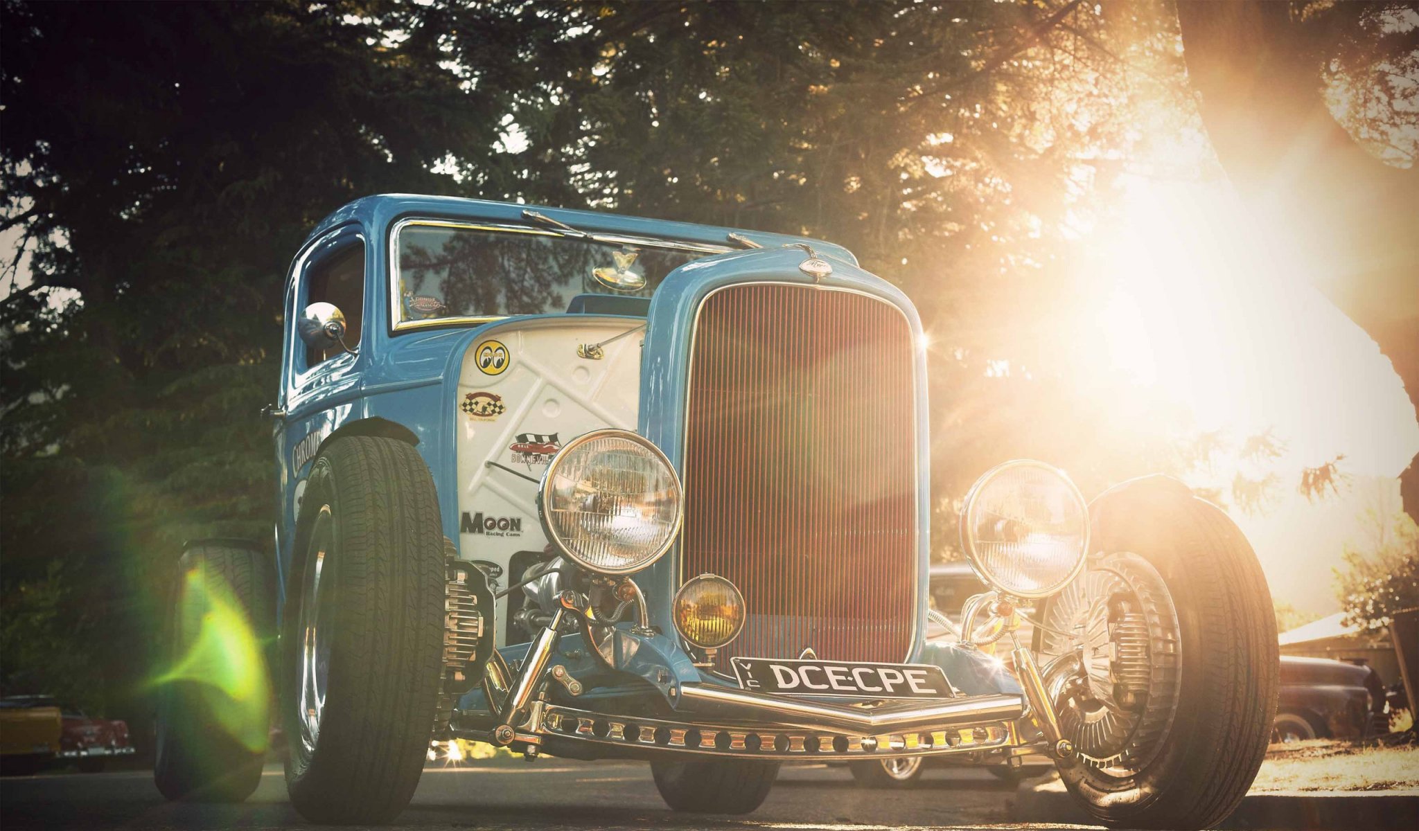 hot rod classico stile bagliore derovo