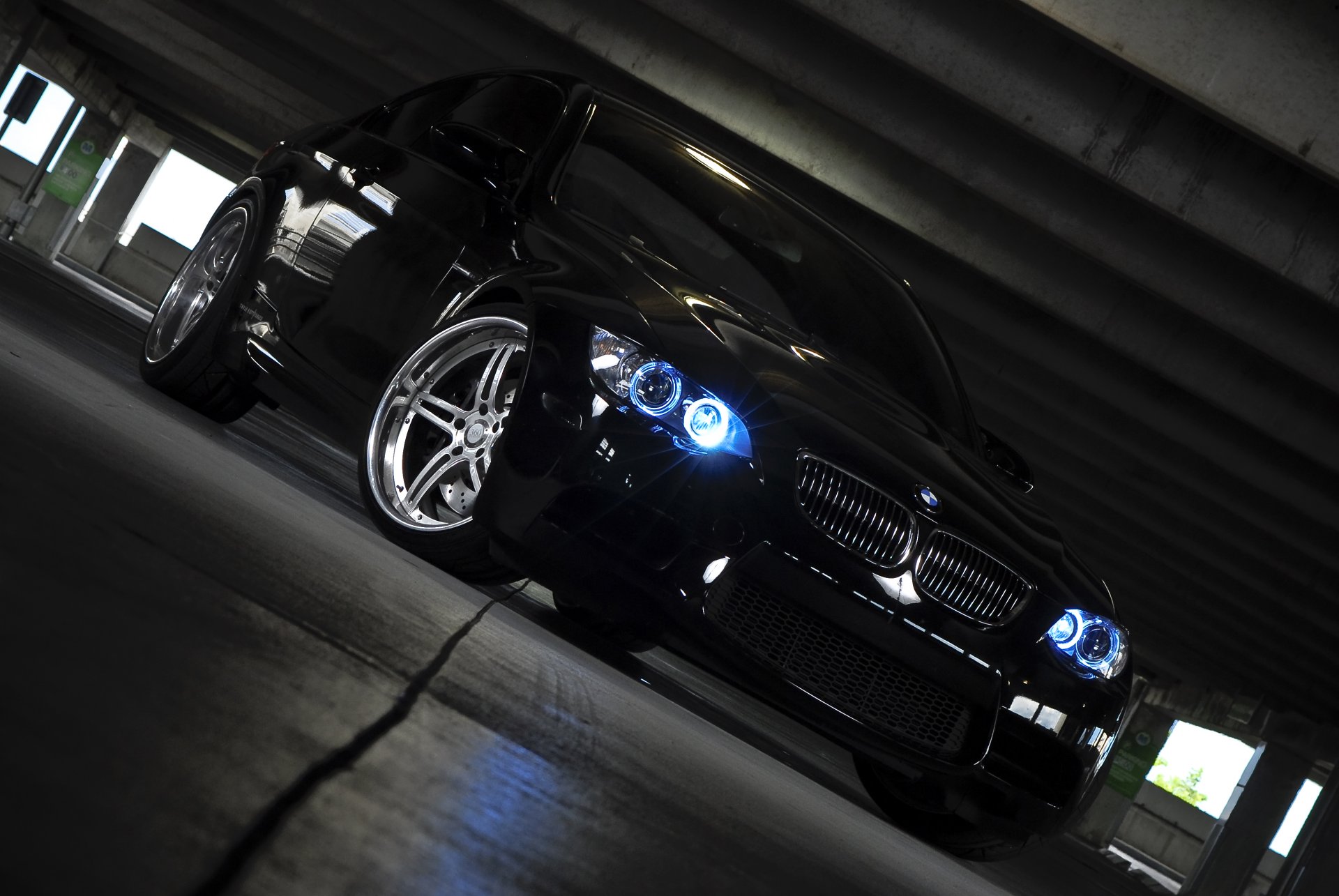 bmw m3 e92 black bmw parking headlight