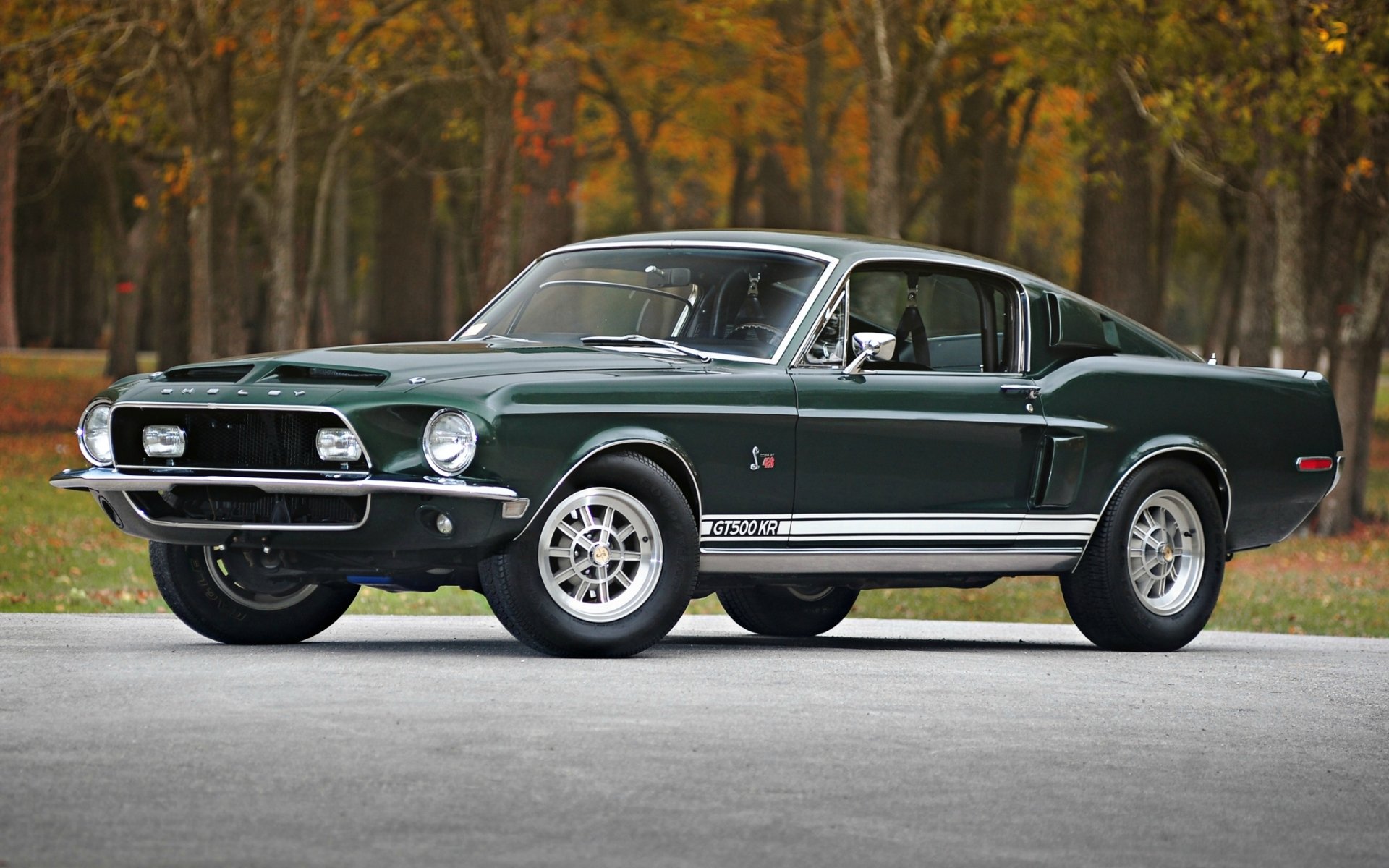 ford mustang shelby gt500 cu 1968 gt500 delantero coche del músculo muscle car clásicos