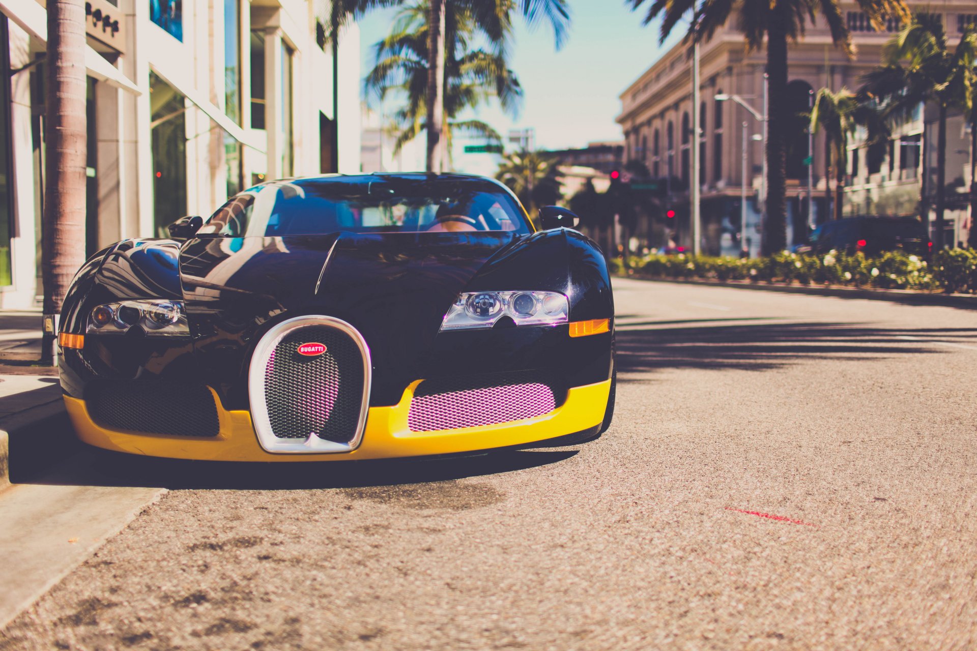 bugatti veyron stadt los angeles kalifornien