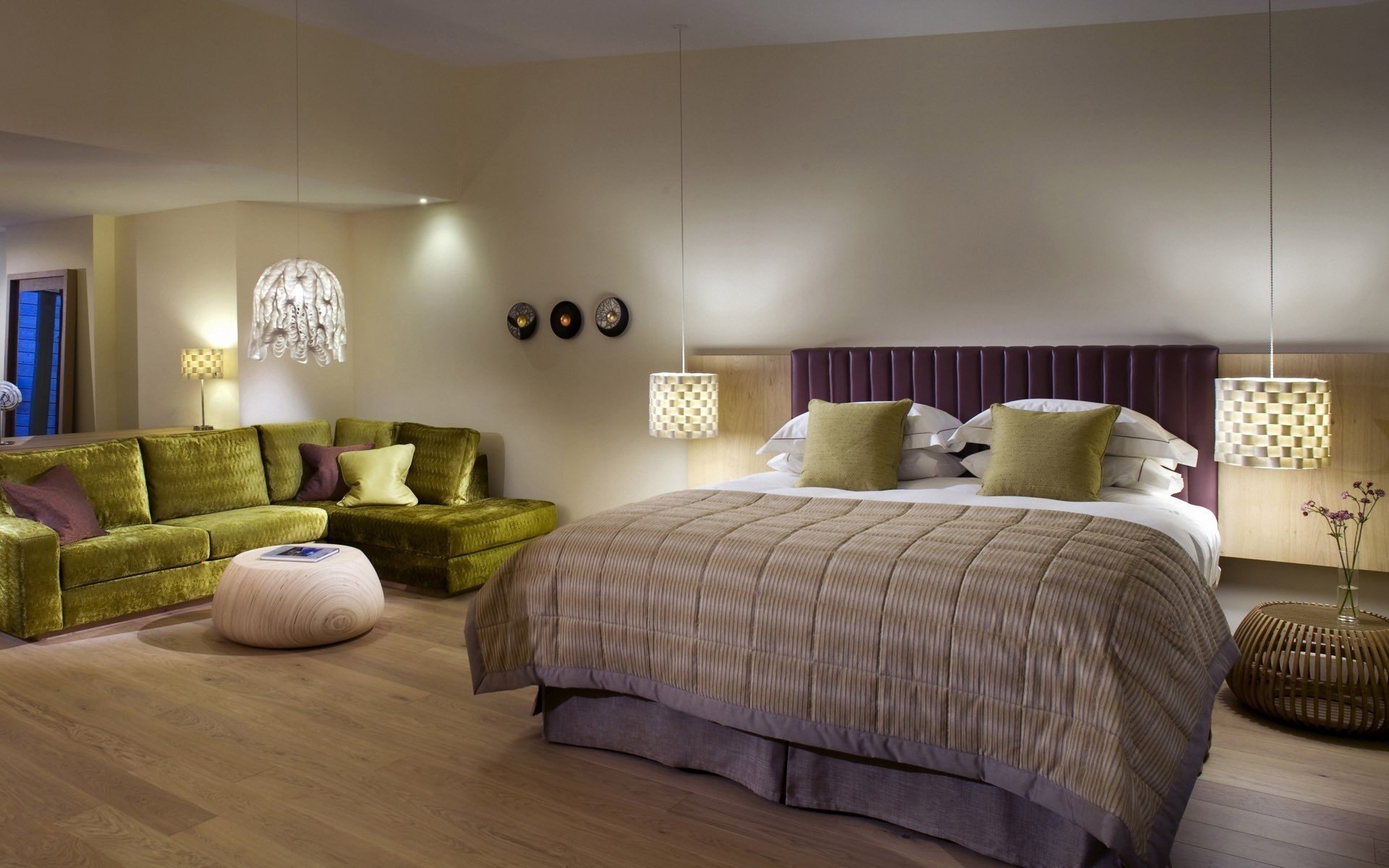 interieur design bett schlafzimmer