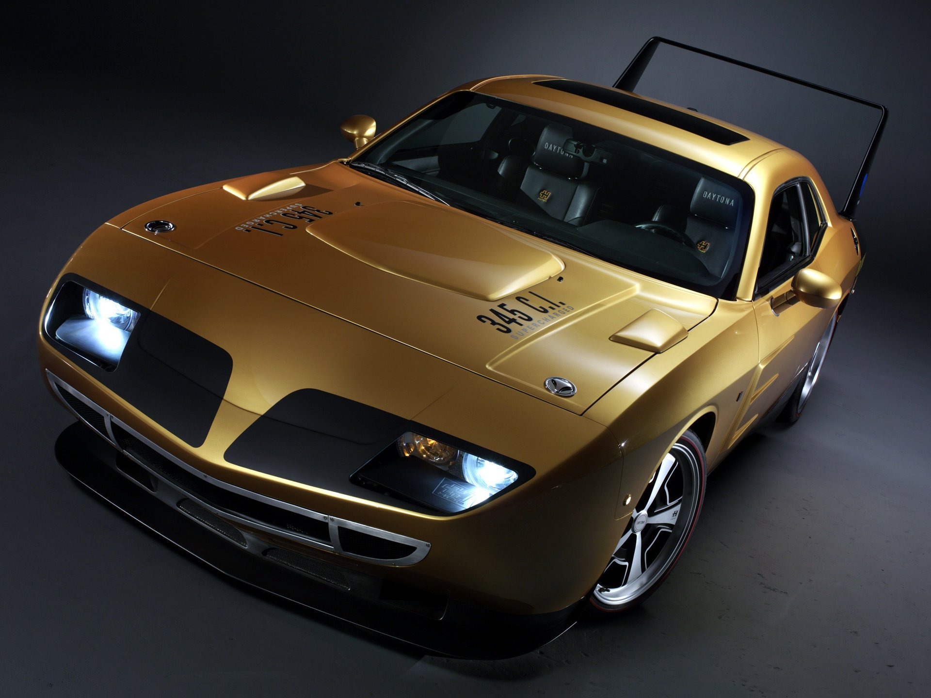 hpp golden daytona muscle car dodge muscle car challenger