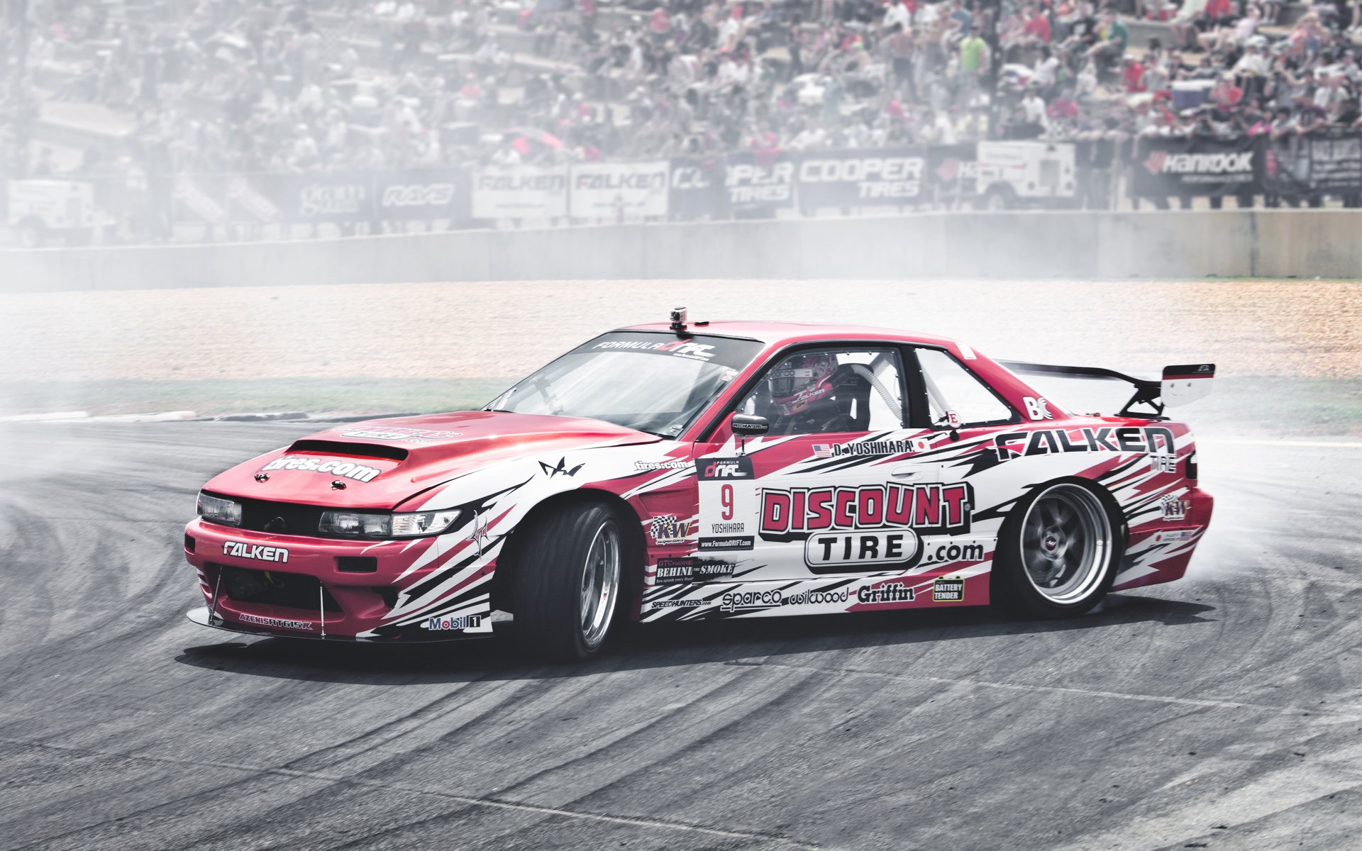 nissan silvia s13 deriva derrape deriva auto humo competición carreras