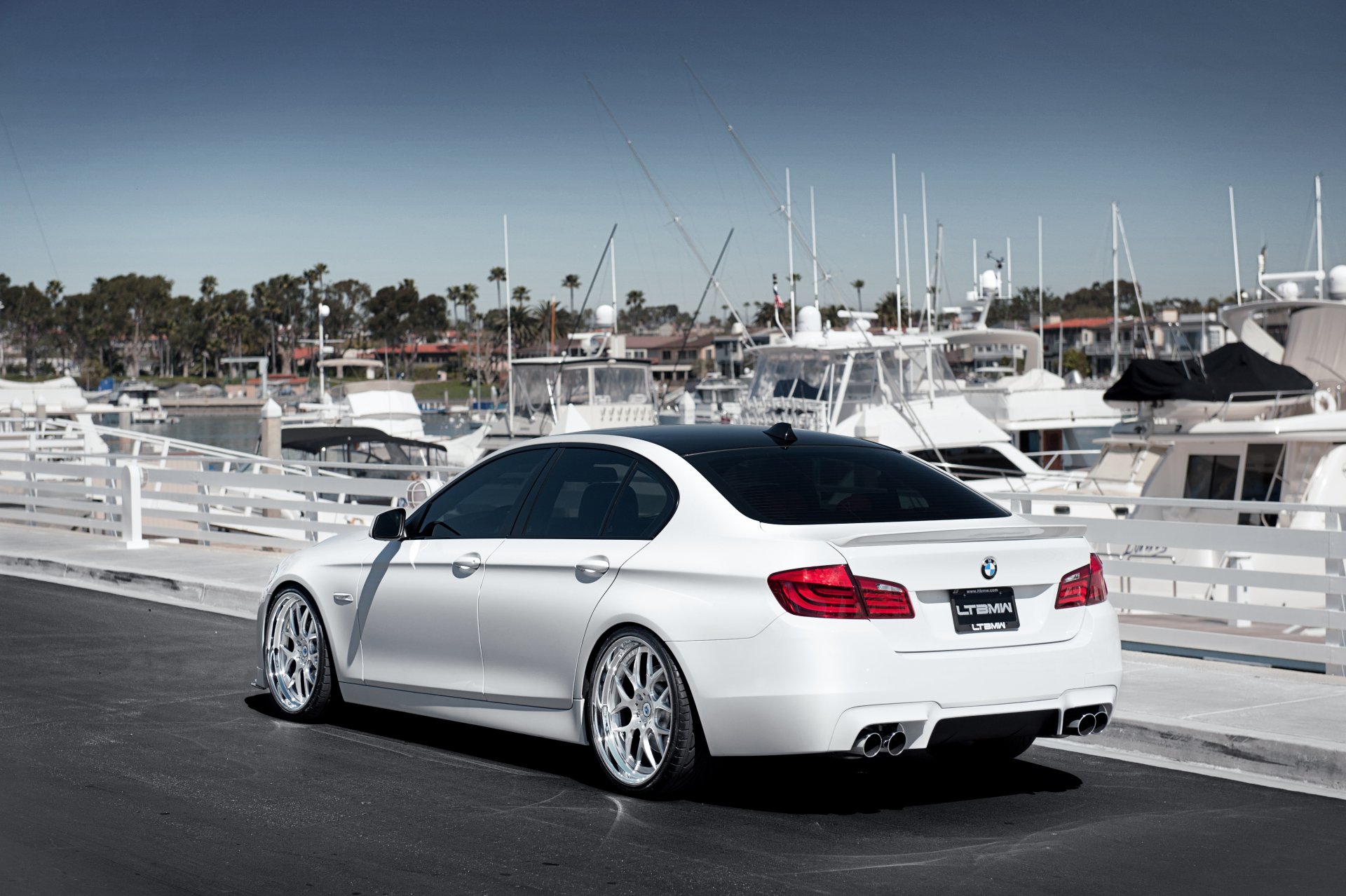 bmw serie 5 f10 blanco bmw blanco muelle yates