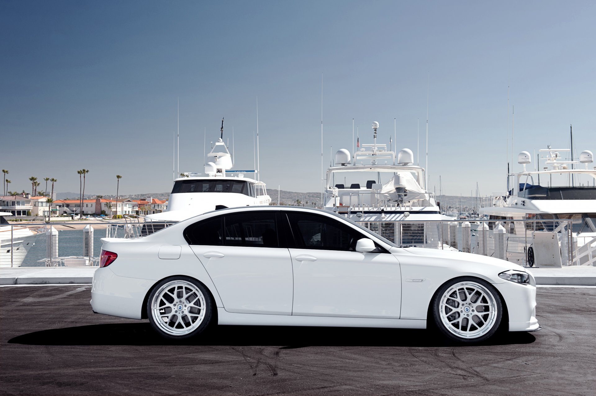 bmw serie 5 f10 blanco bmw blanco muelle yates