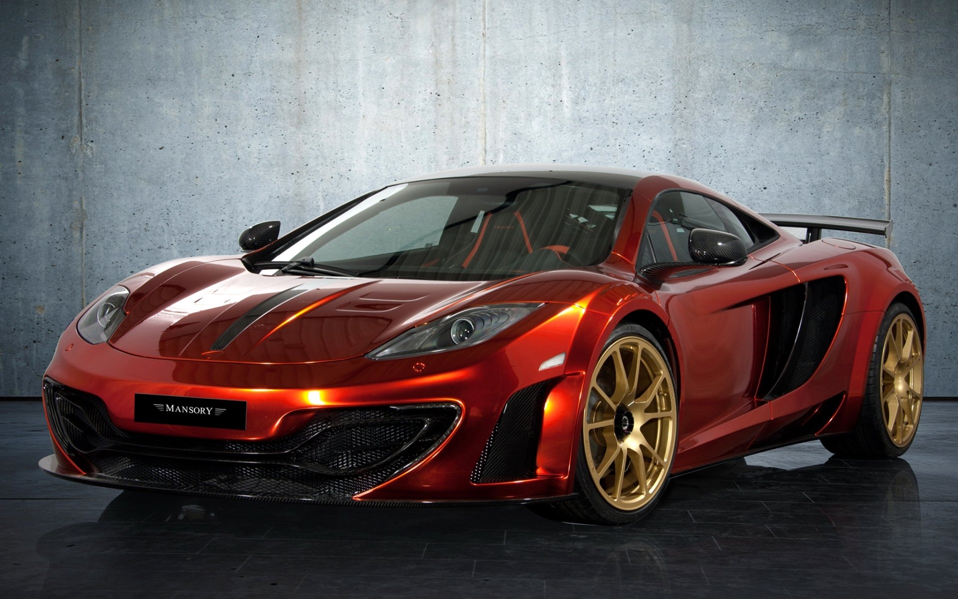 mansory mclaren mp4-12c макларен мп4-12с суперкар передок тюнинг стена