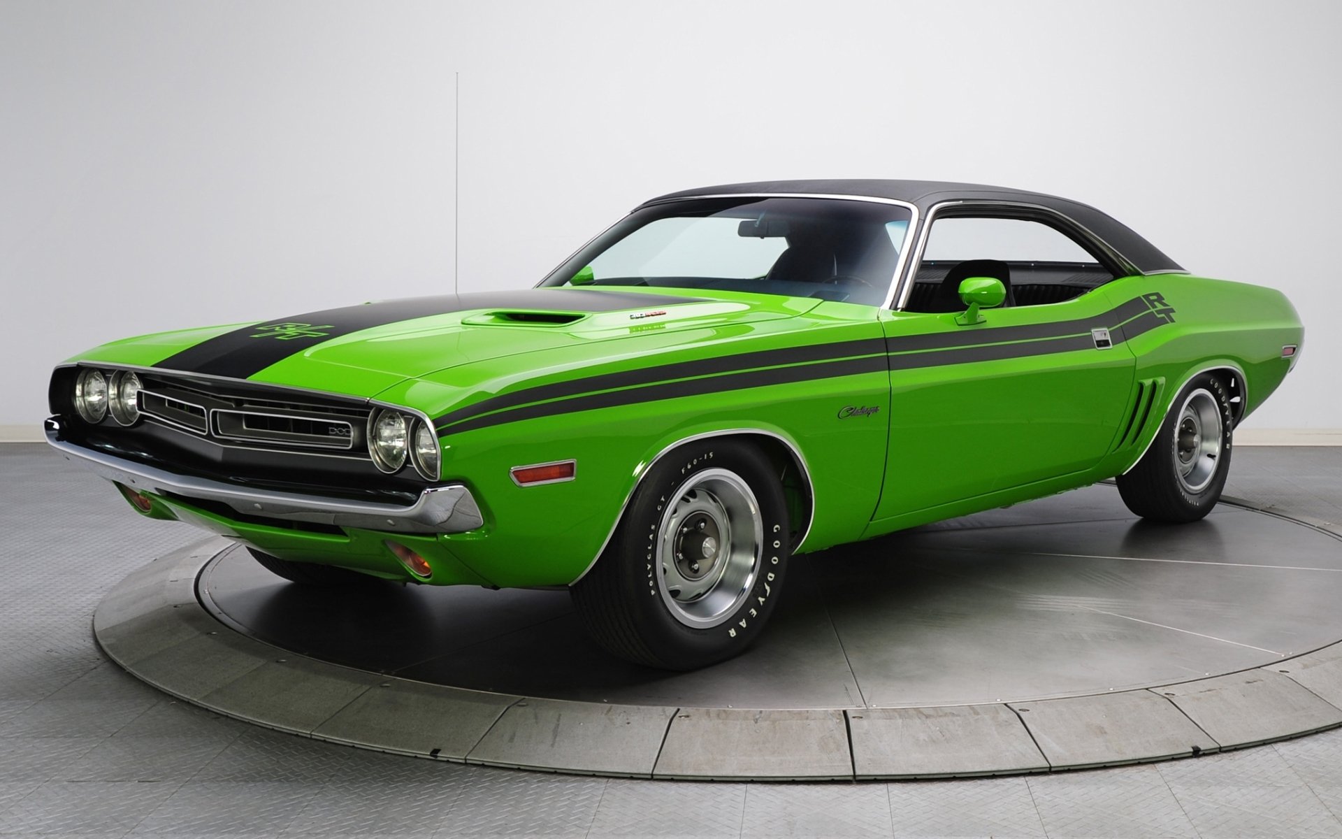 ausweichen challenger r / t magnum 1971 dodge challenger klassiker front muscle car muscle car hintergrund