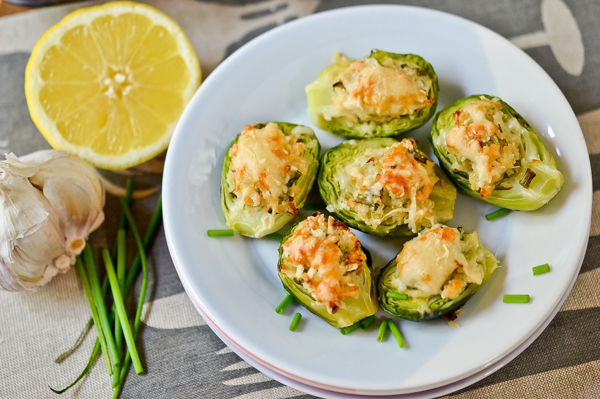 lemon garlic dishes brussels sprout