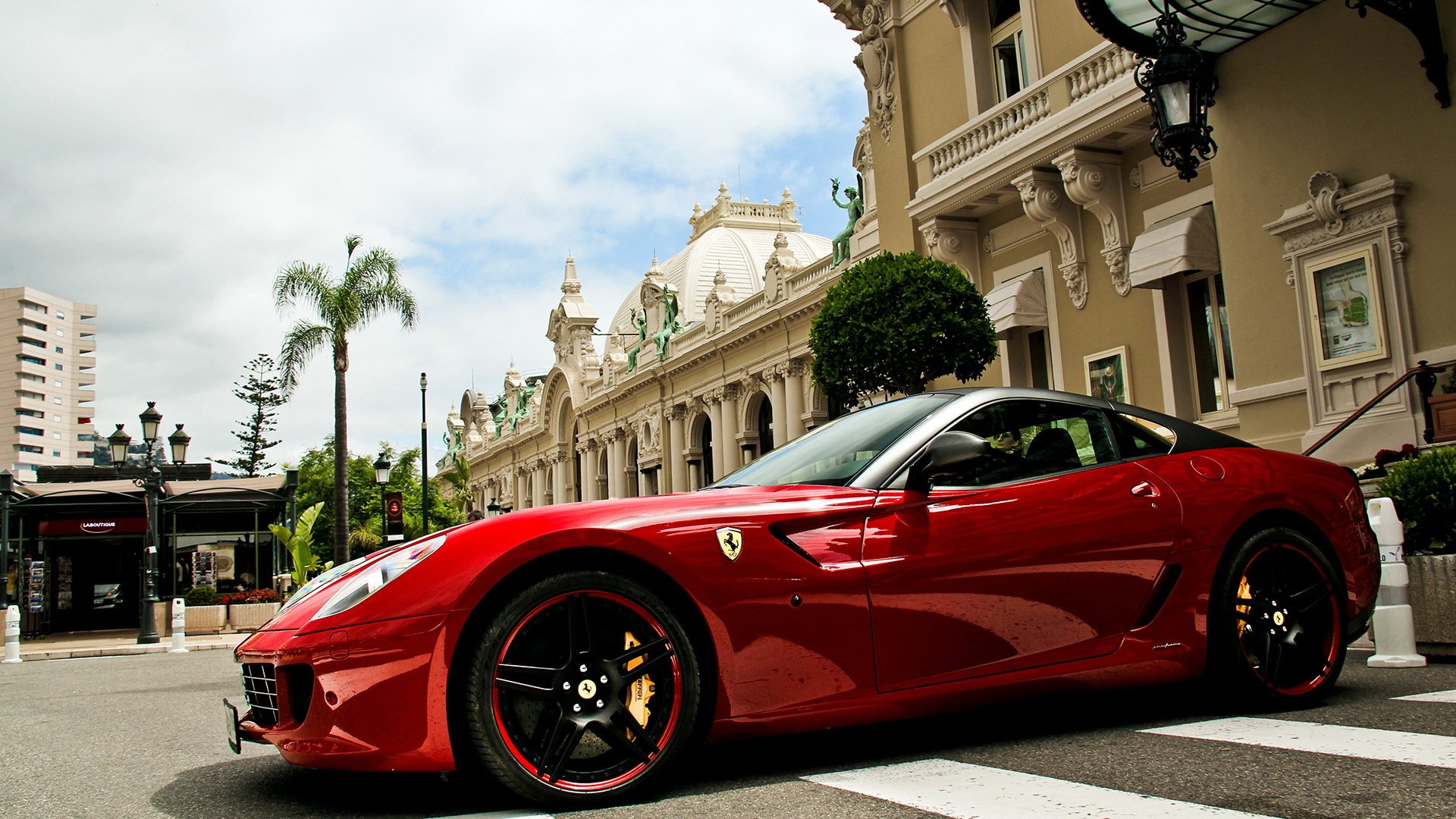 ferrari 599 gto ferrari edificio mural