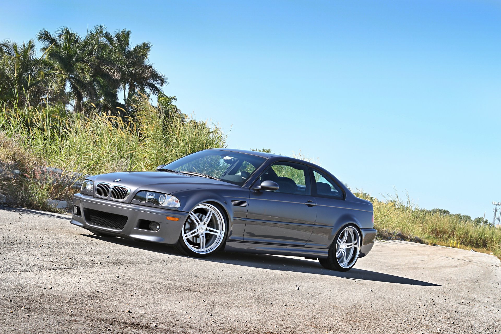 bmw m3 e46 silver bmw silver sky asphalt