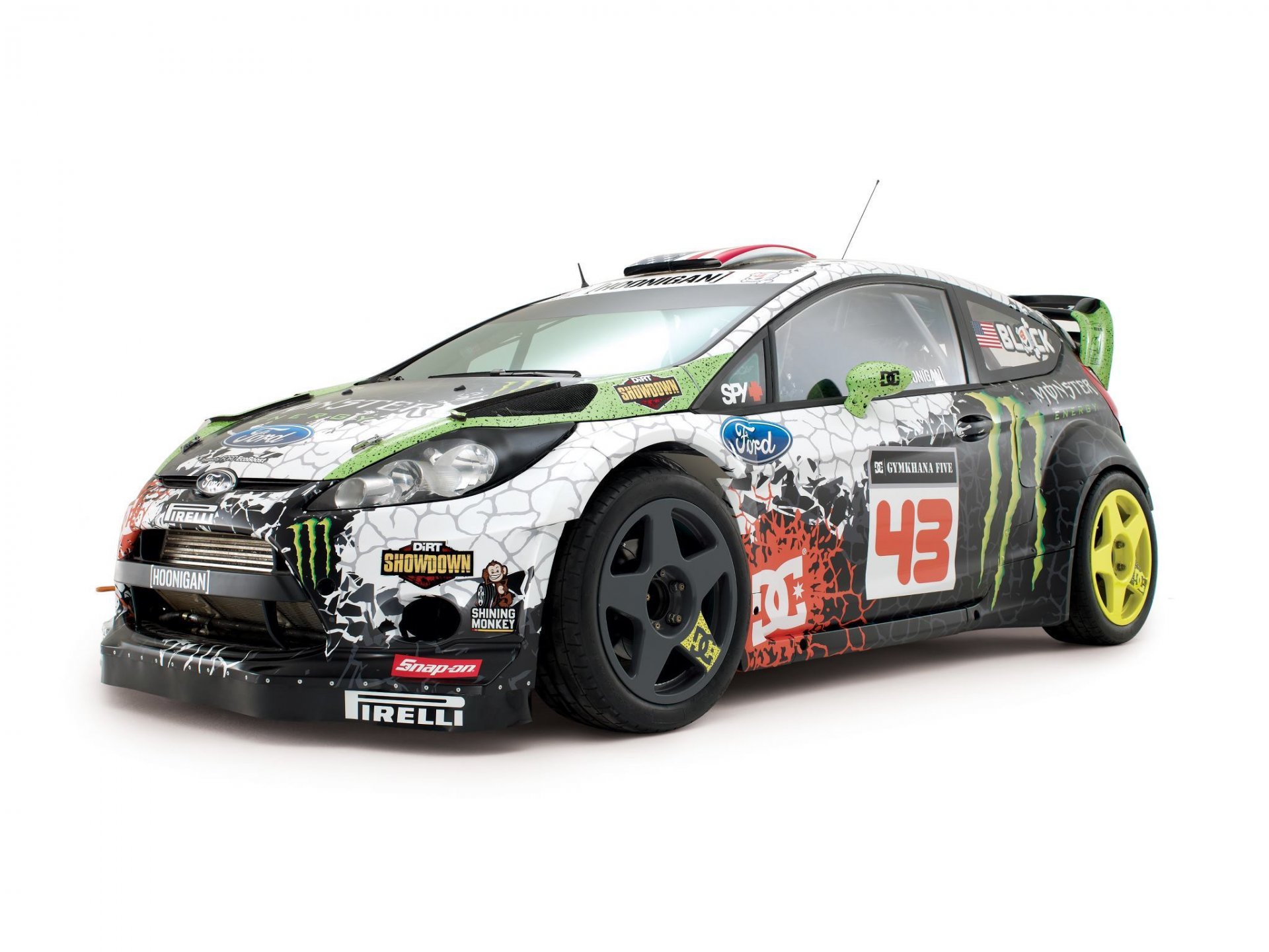 ford fiesta rs wrc ken block rallye 2012 monster energy rallye