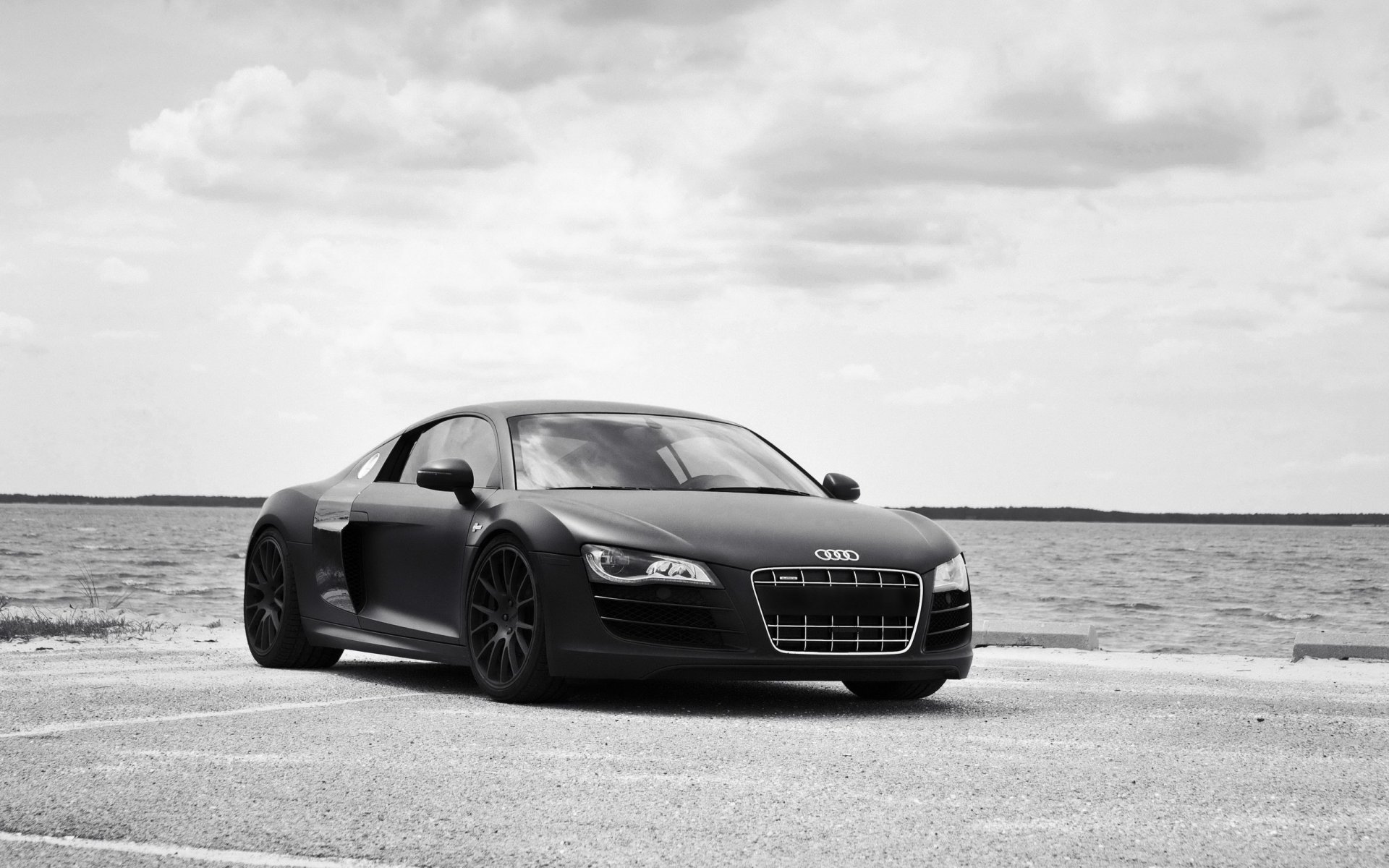 audi r8 ауди черная тюнинг