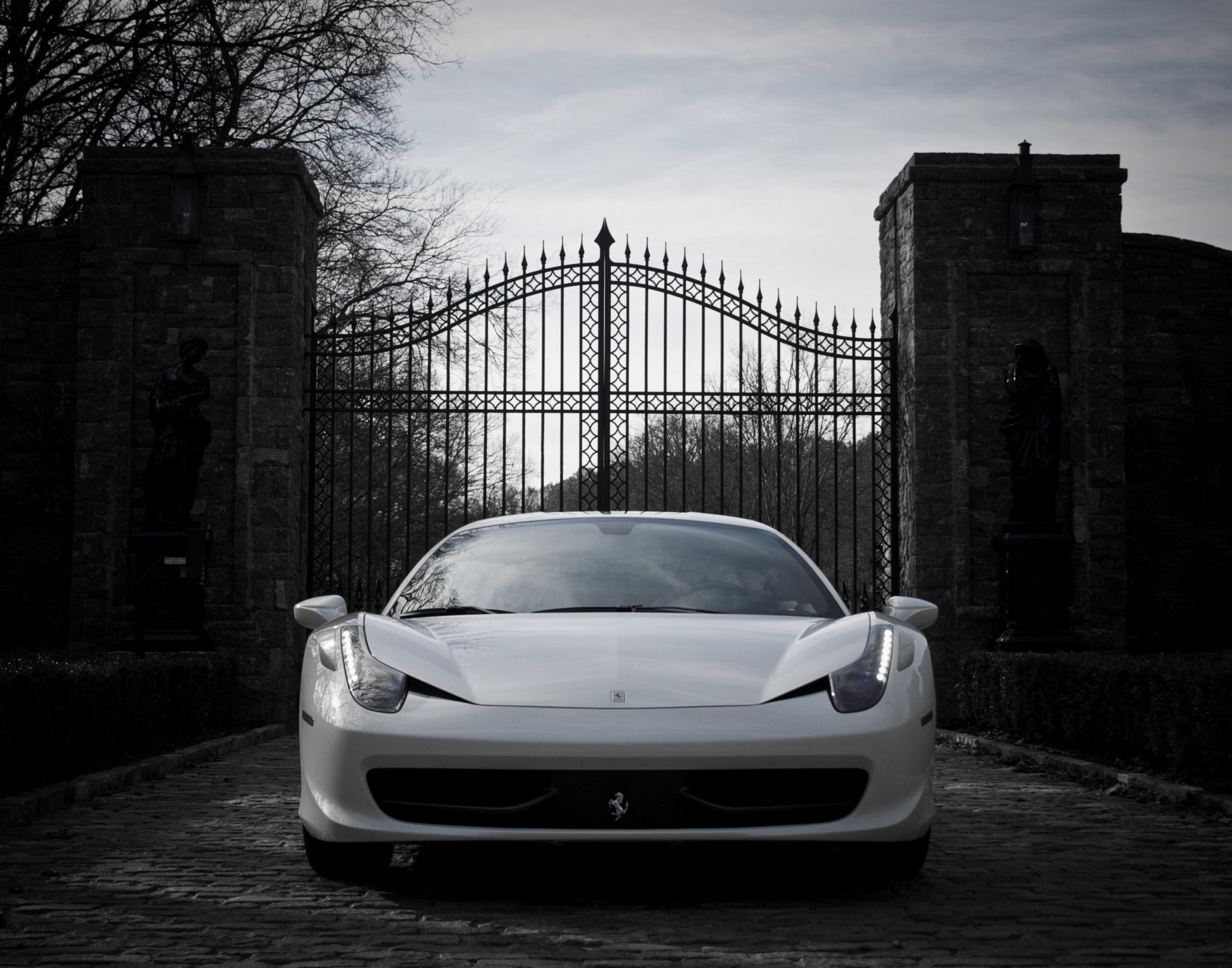 ferrari ferrari italia white italy auto wallpaper gate