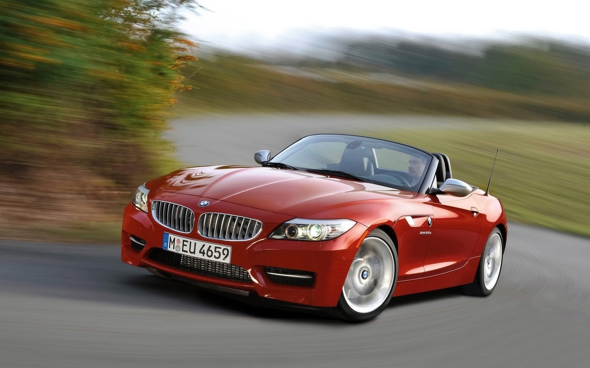 rojo carretera velocidad bmw z4