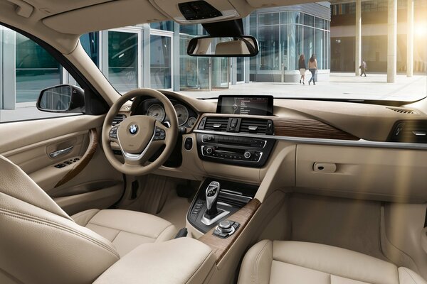 BMW luxury line interior, sedan, 328i