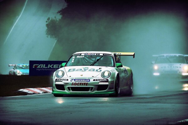 Photo of a high-speed sports Porsche 911 gt3