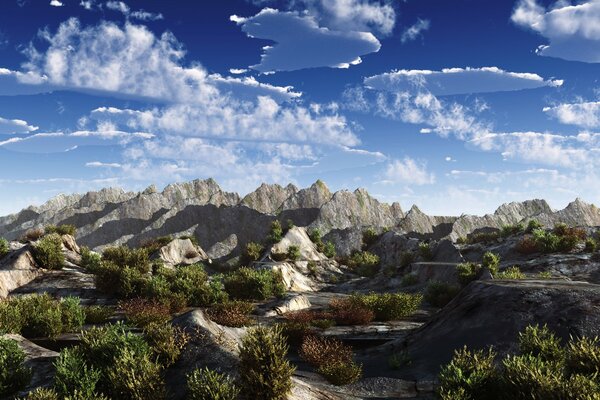 Bella natura. Cielo e montagne