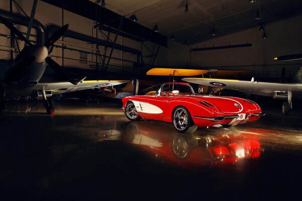 Chevrolet Corvette Classic rojo