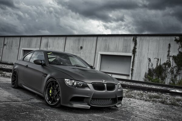 Dark matte bmw m3 coupe