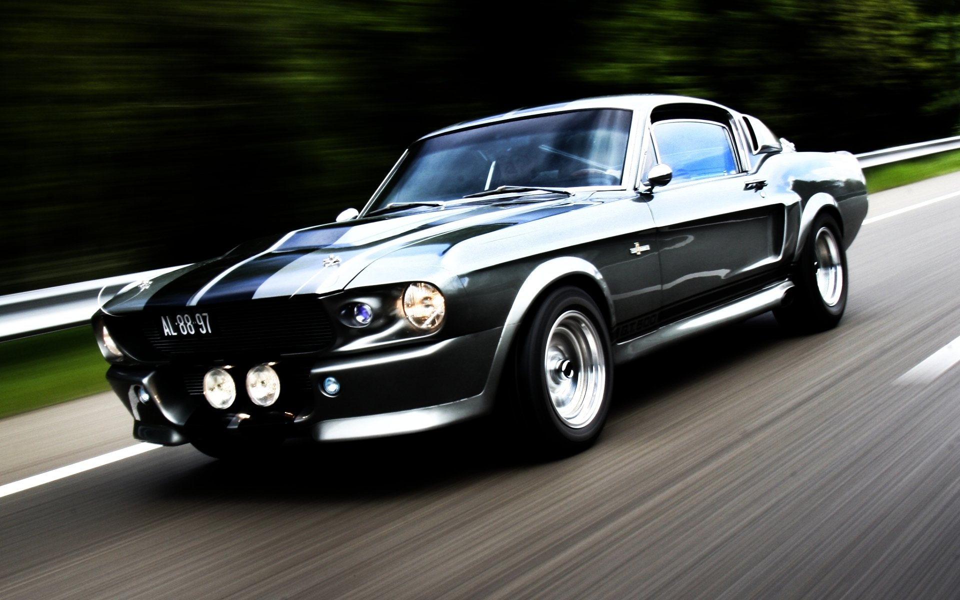 ford mustang gt500 eleanor gt500 eleanor anteriore messa a punto strisce muscle car muscle car strada