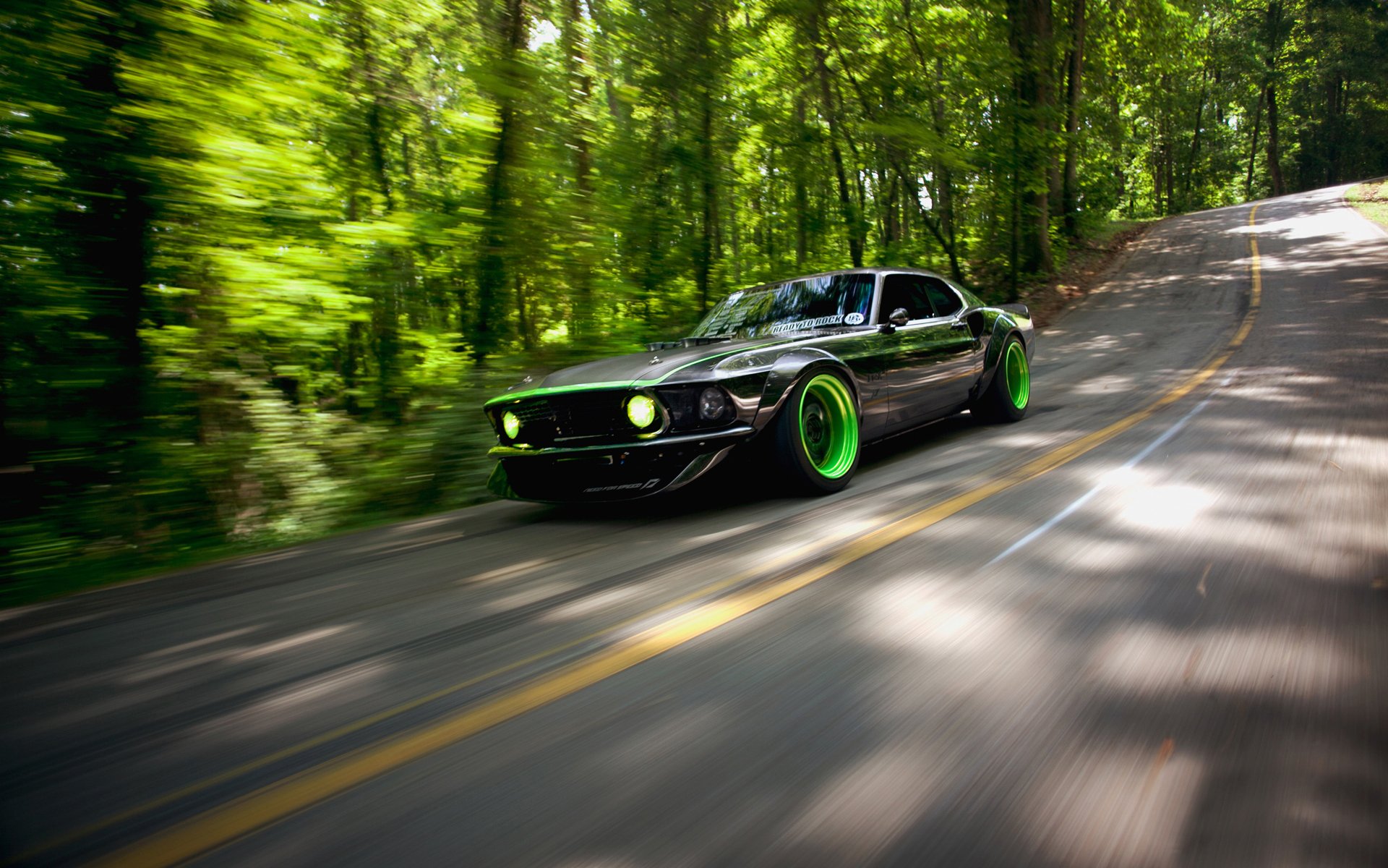 ford mustang rtr-x carretera naturaleza