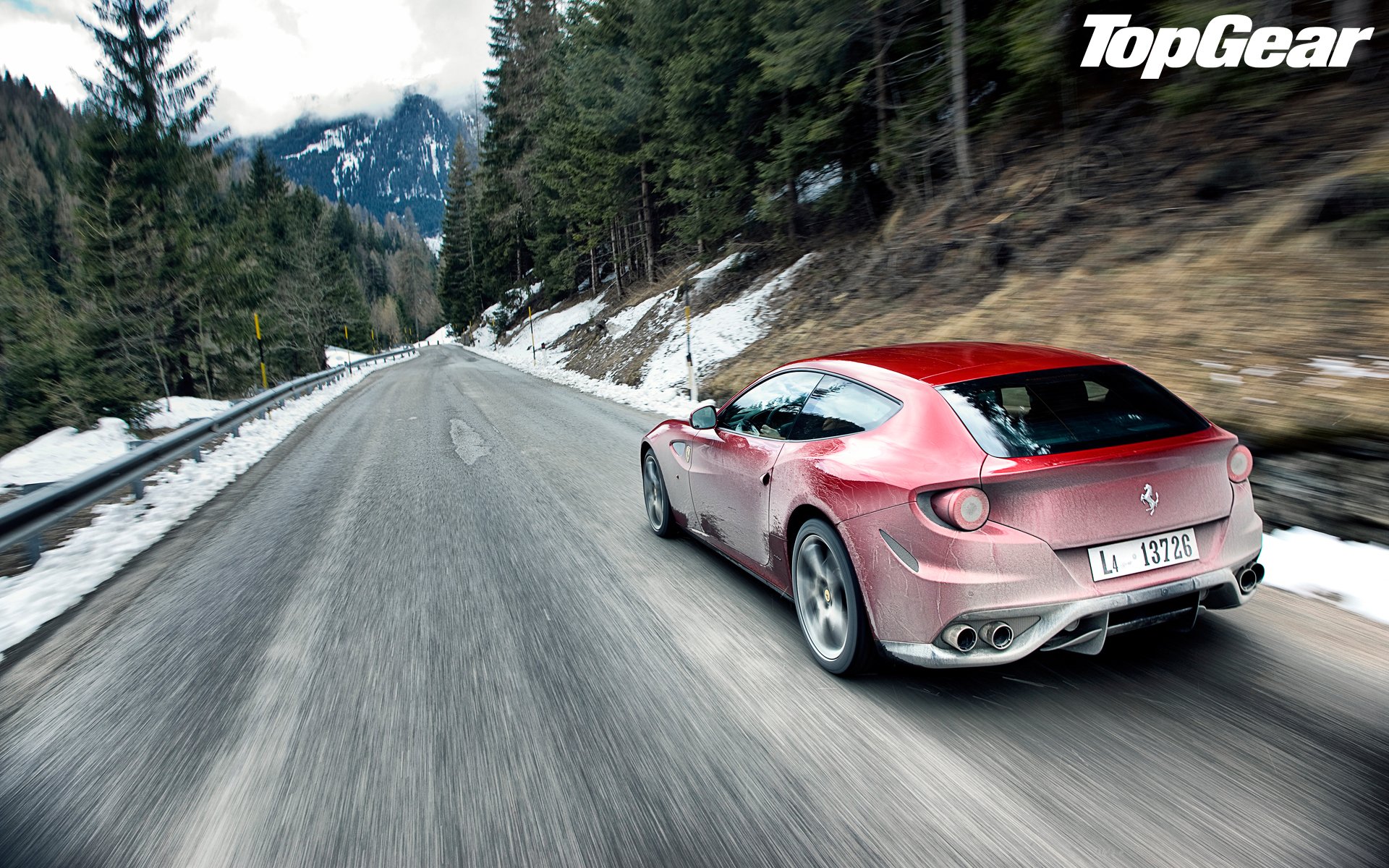 ferrari top gear rouge