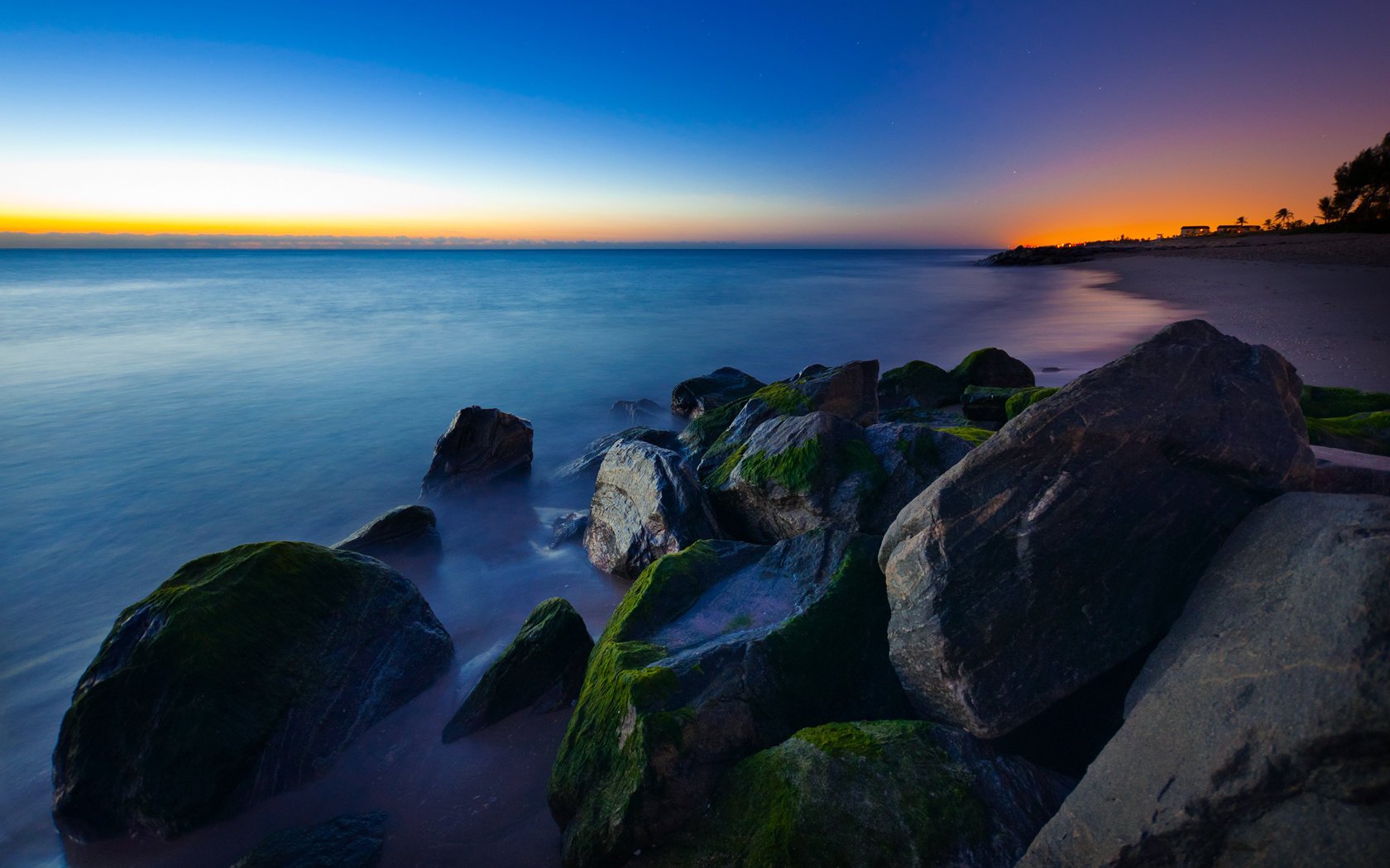 ozean steine himmel sand