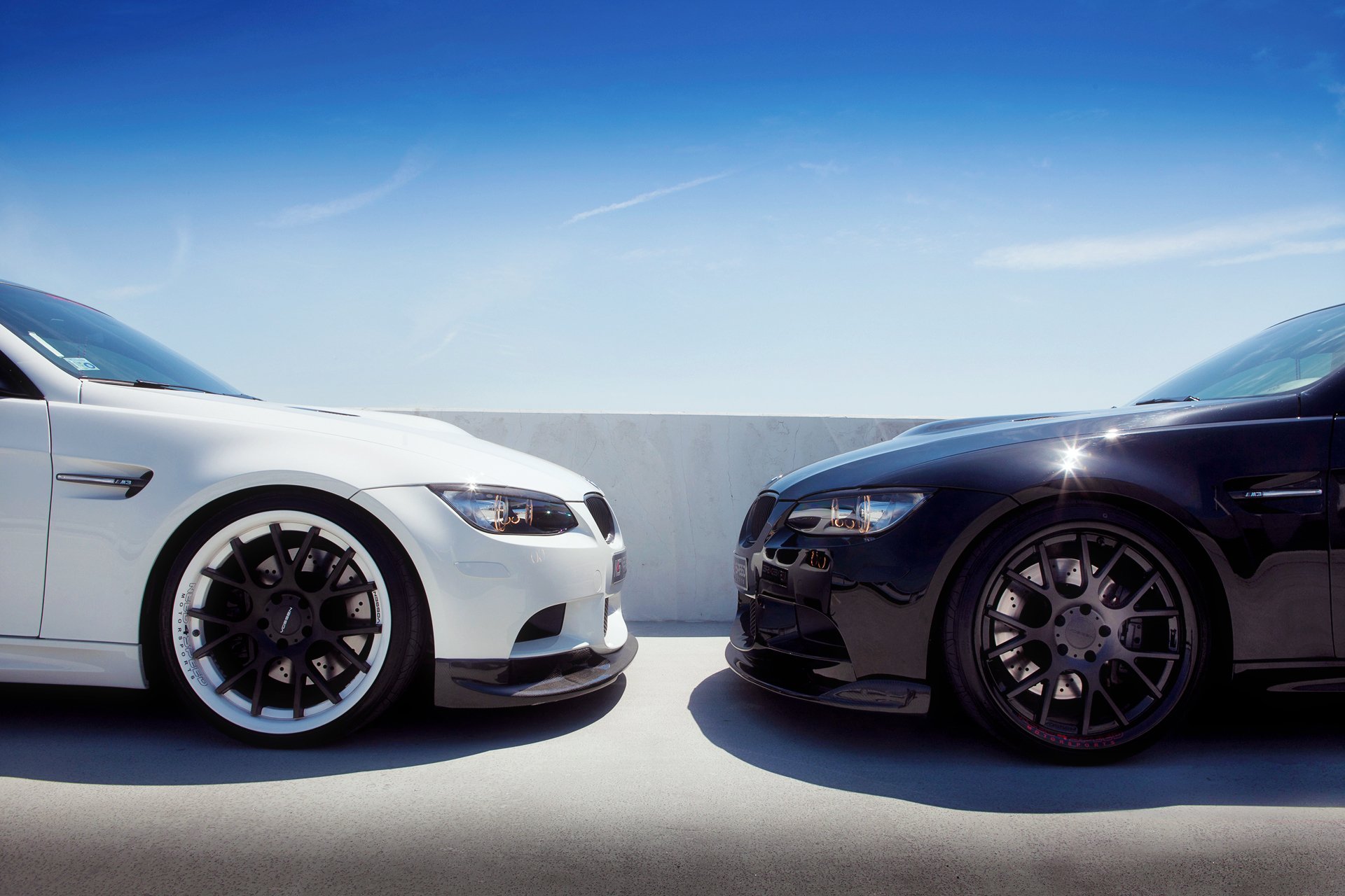 bmw 3series black white two brother