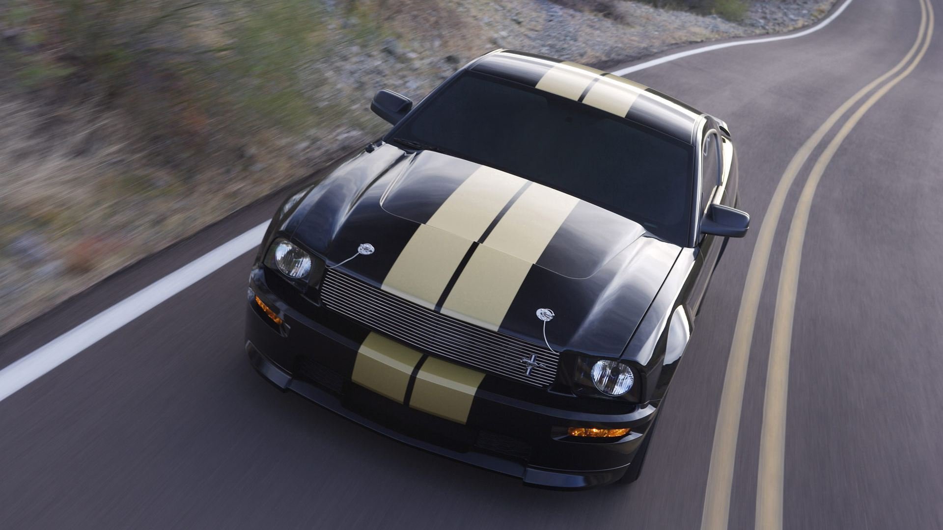 mustang shelby gt-h мощь дорога скорость