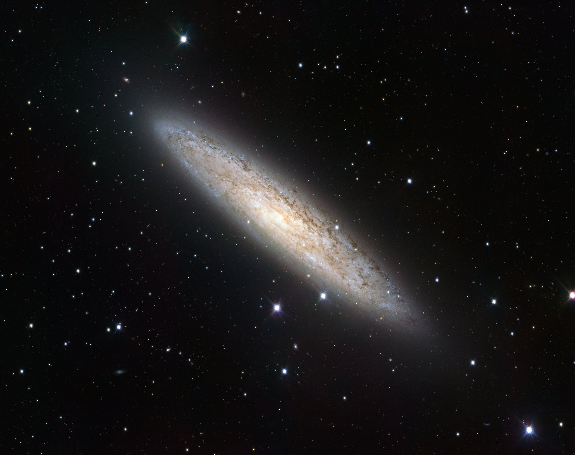 escultor ngc 253 constelación galaxia