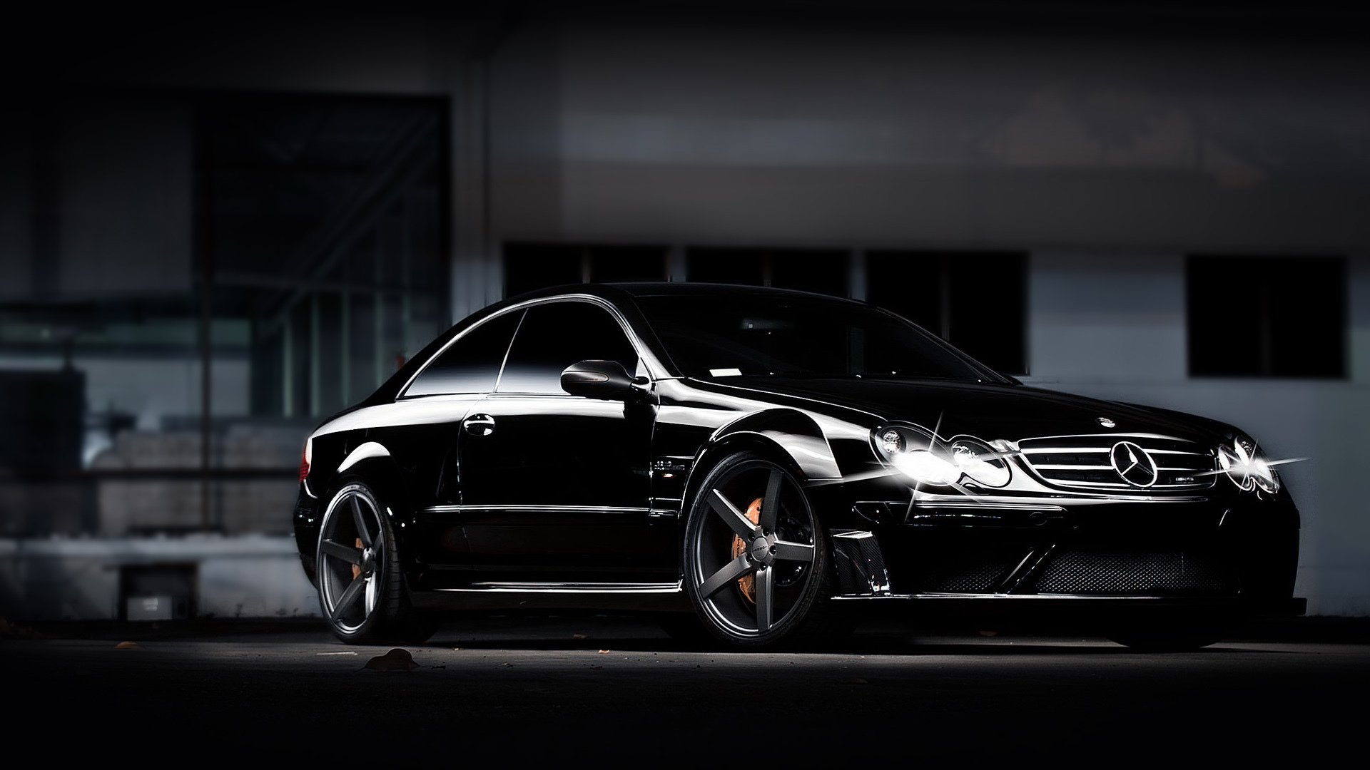 mercedes benz clk mercedes coupé schwarz tuning schwarze serie