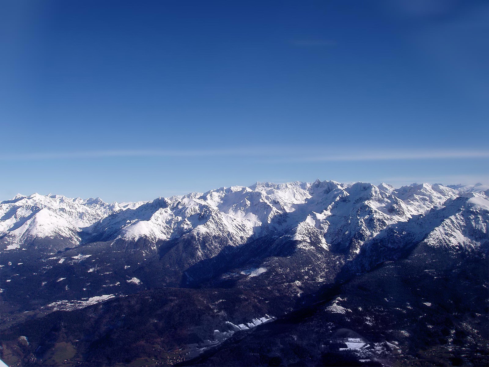 montañas cielo