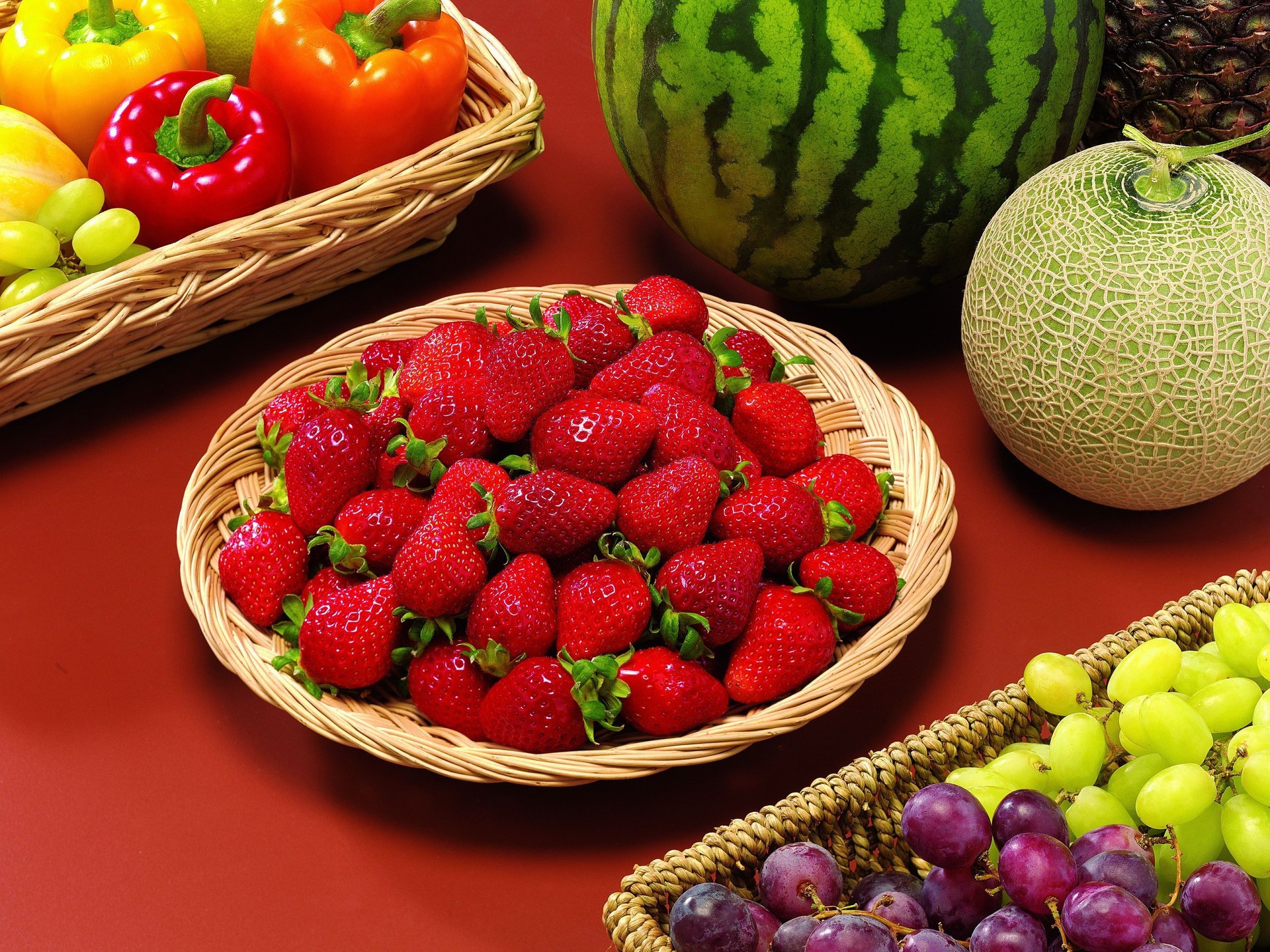 trawberry watermelon berries fruit vegetable