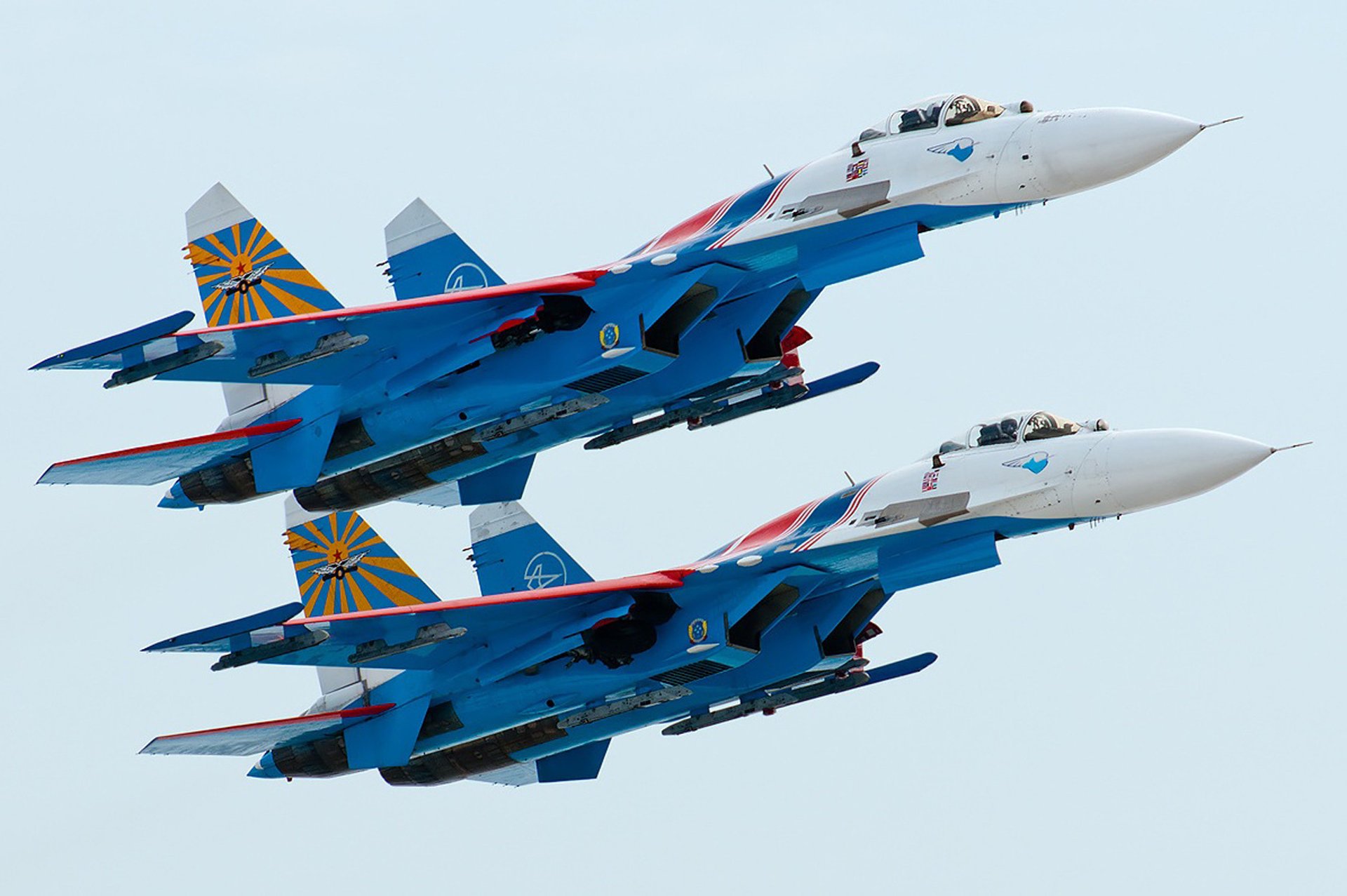 flight su-27 pair