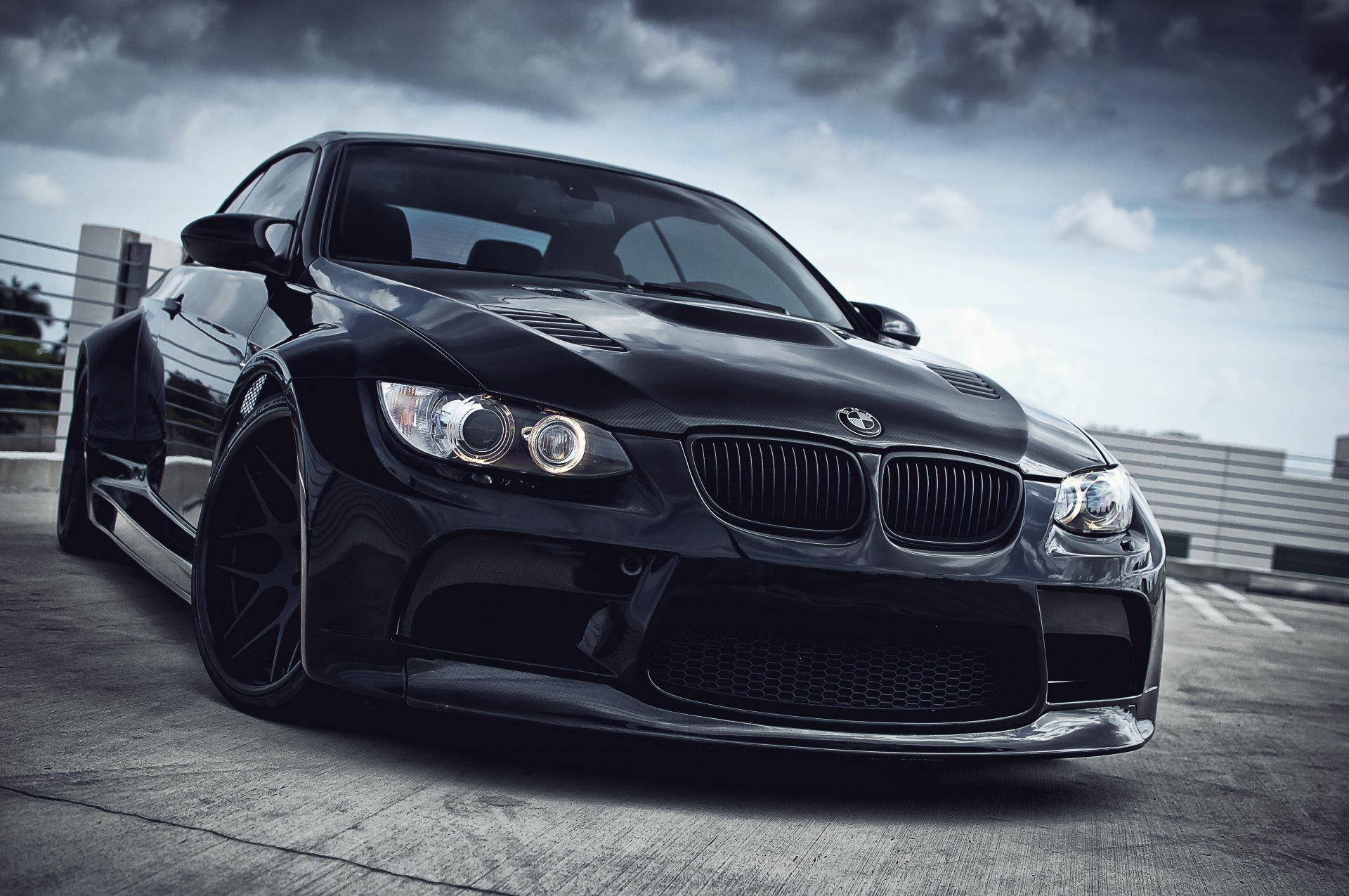 bmw m3 e93 noir roues bmw lumière du jour