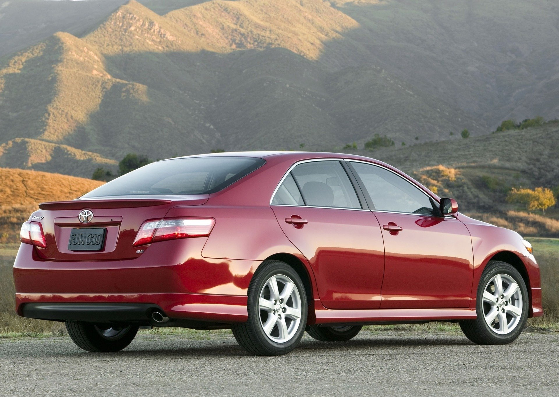 toyota camry 2009 red car auto toyota camry