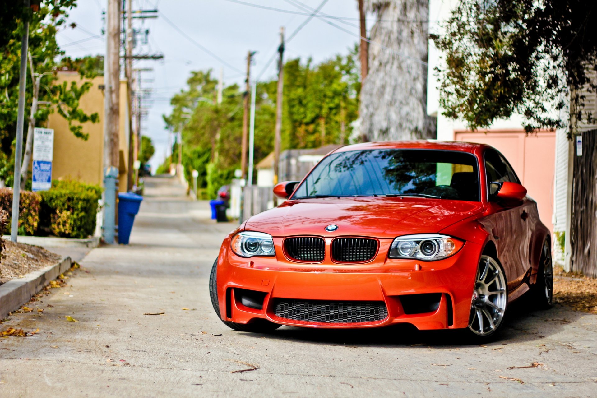 autos autos bmw 1er m coupe e82 stadt hintergrundbilder fotos