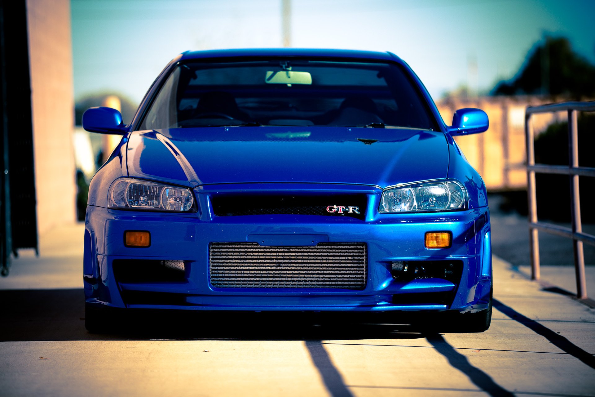 nissan orizzonte r34 gt-r blu nissan skyline