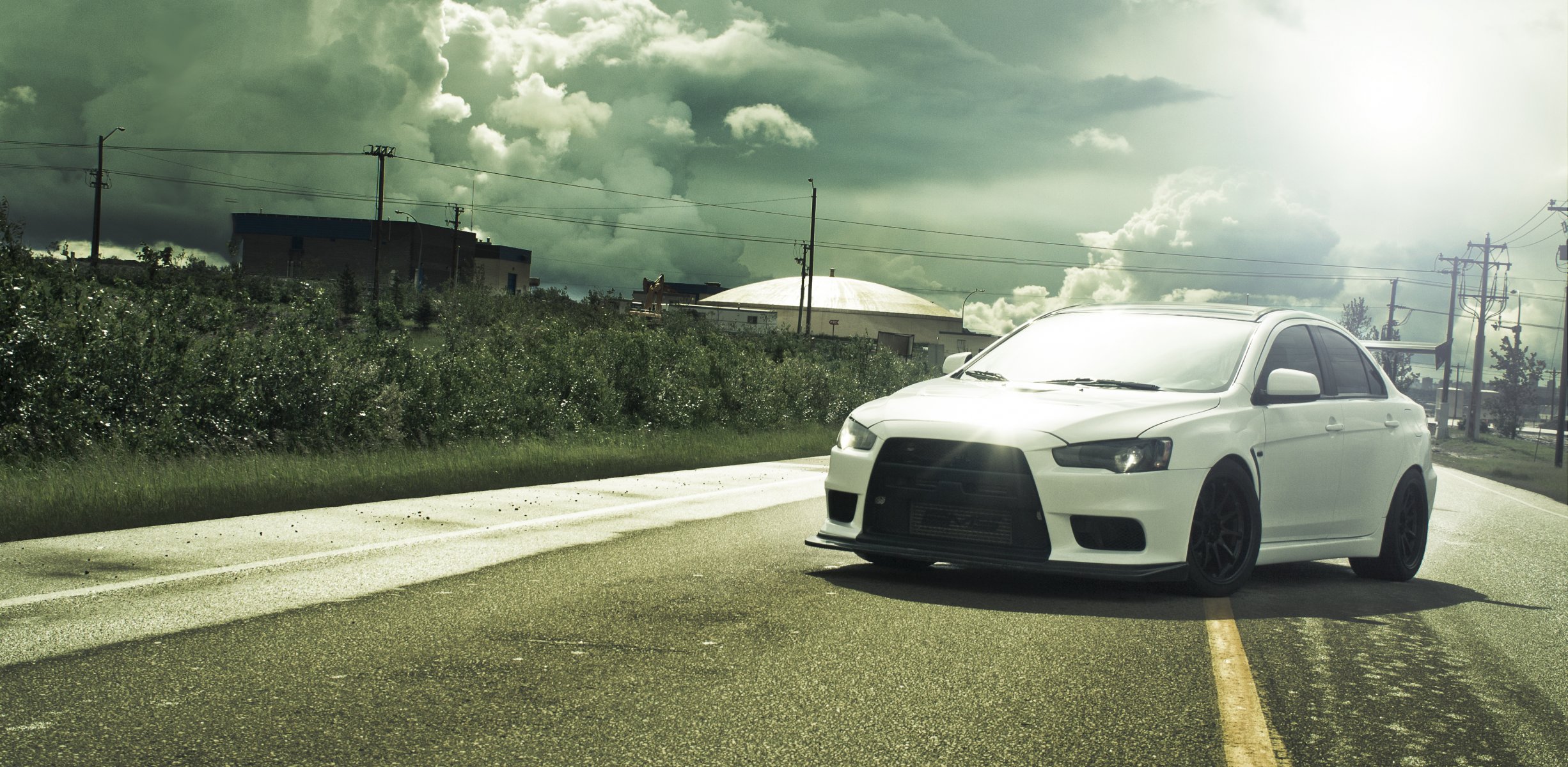 mitsubishi profesión evolución evo 10 evo x blanco